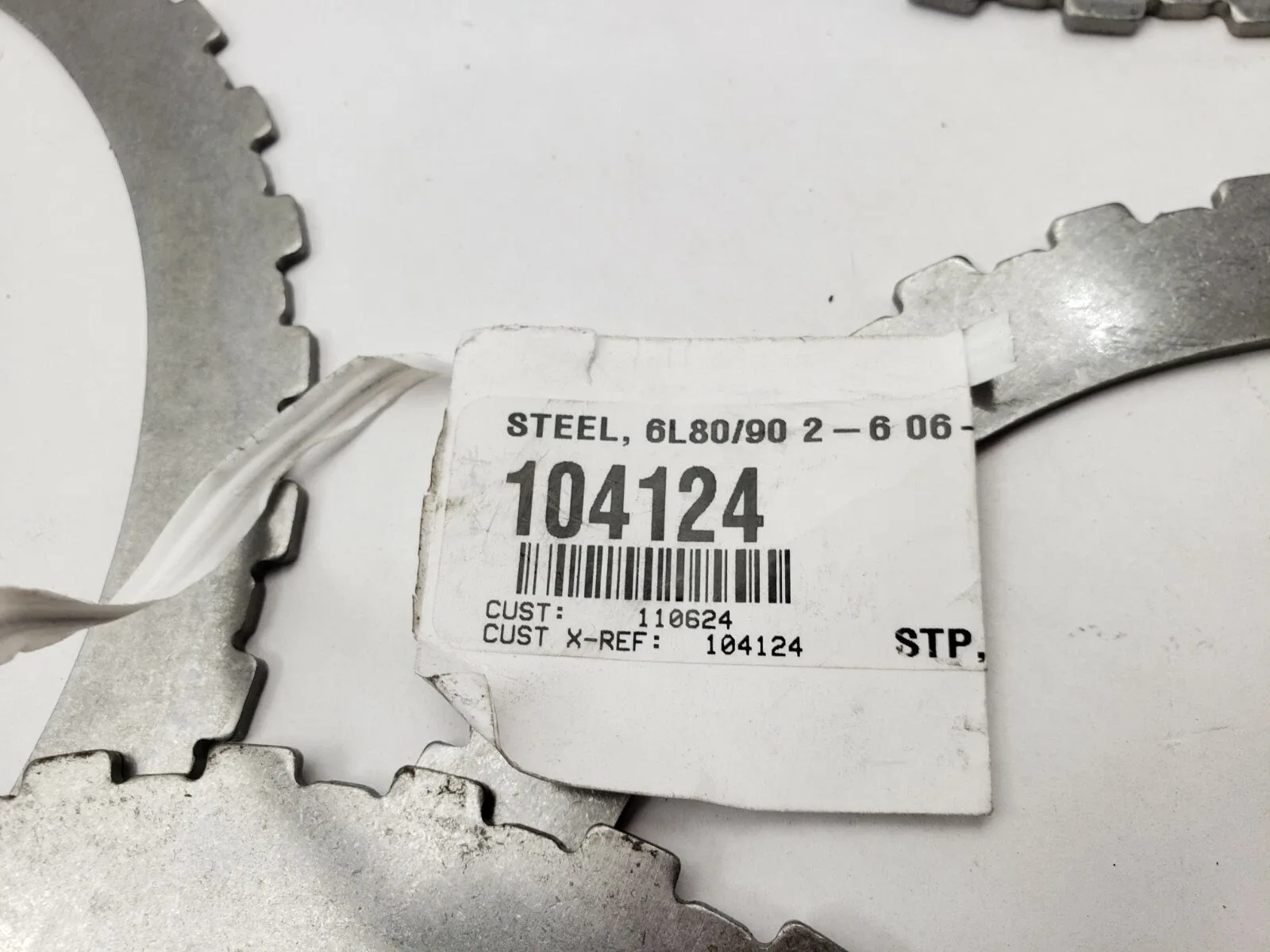 Automatic Transmission 2-6 Clutch Steel Plate Kit MPN 104124 - Lot of 7