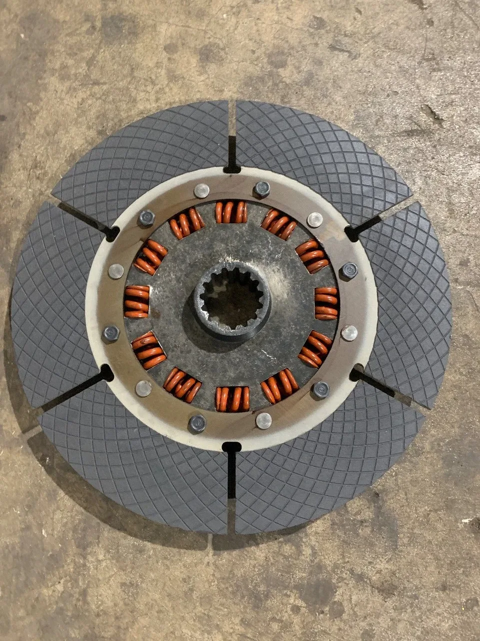 SMI Marine Clutch Plate with Center Splined Hub — 6-Segment Friction image 2