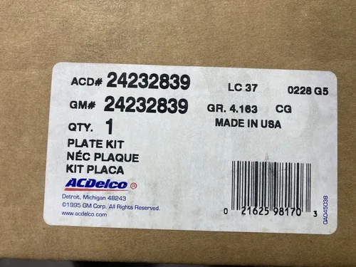 ACDelco Clutch Plate Kit MPN 24232839 image 3