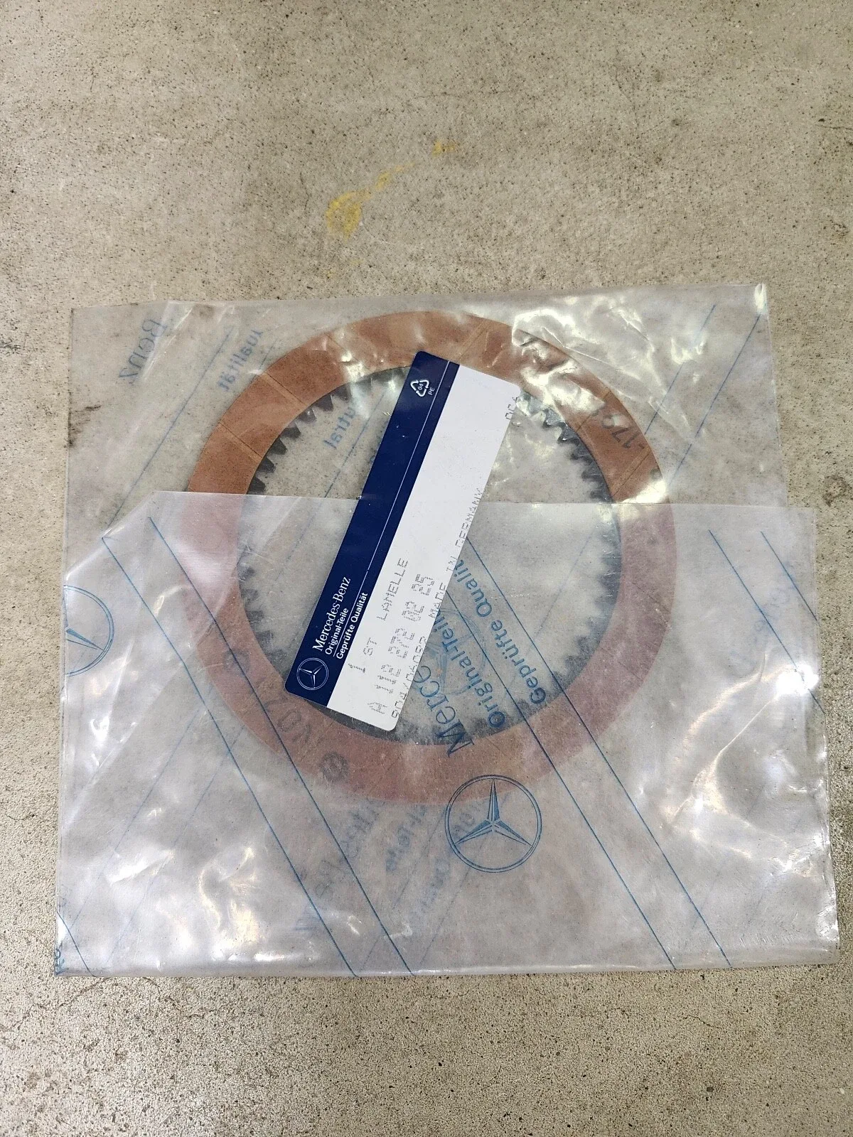Mercedes-Benz Automatic Transmission Clutch Plate MPN A1122720225