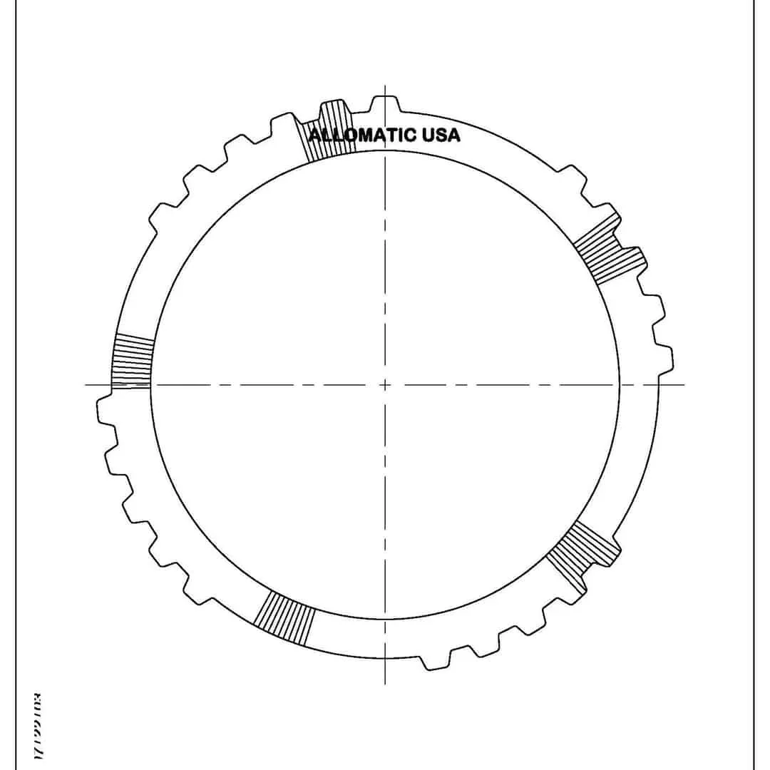 1992-Up AXODE / AX4S / AX4N Forward Clutch Cushion Plate F2DZ-7E085-A (Raybestos 511141) image 4