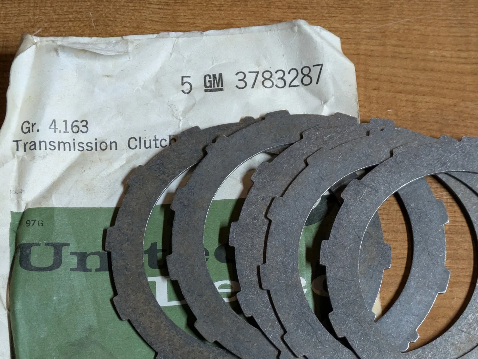 Delco Clutch Steel Plate 3782387 - Set of 5 image 4