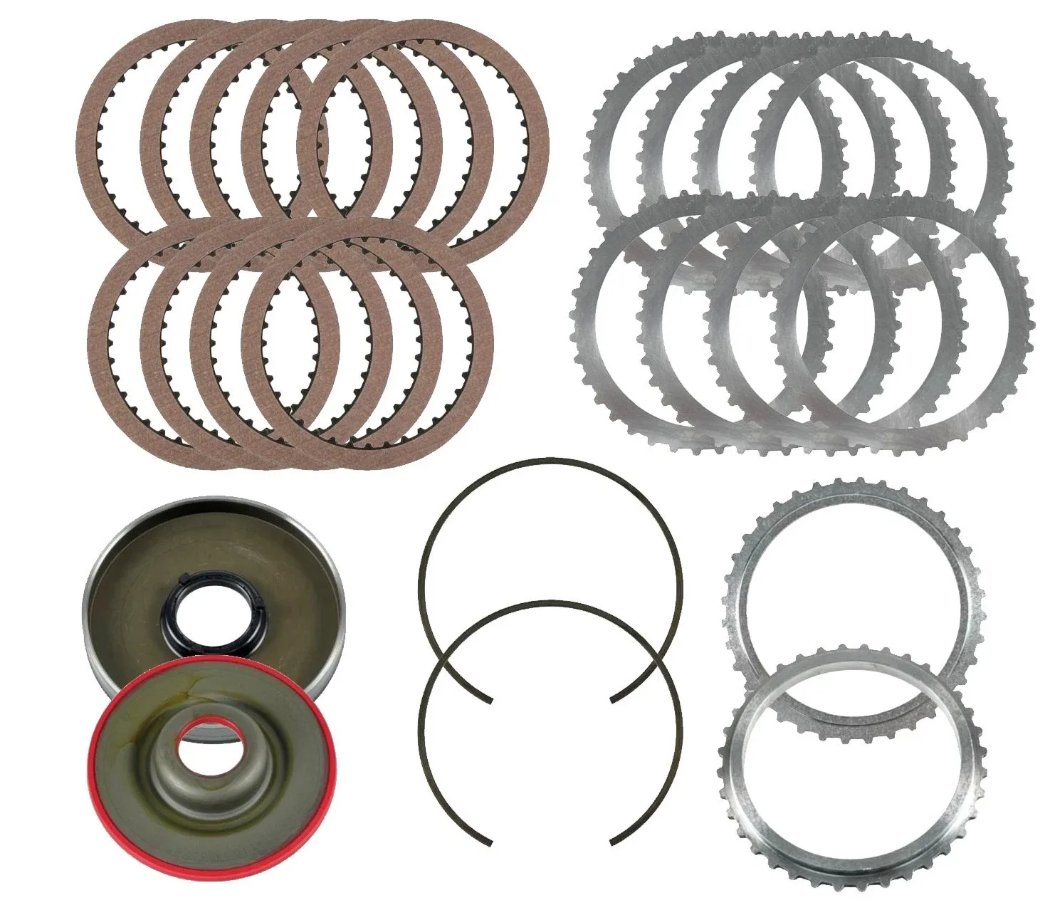 2006‑On 6L80/6L90 4-5-6 Clutch PowerPack Kit - Alto G3 Friction & PowerSteel
