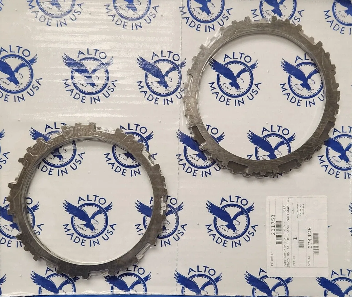 TJS Steel Clutch Plate Kit for GM 6L45e / 6L50e – MPN 6l45 6l45e steel kit