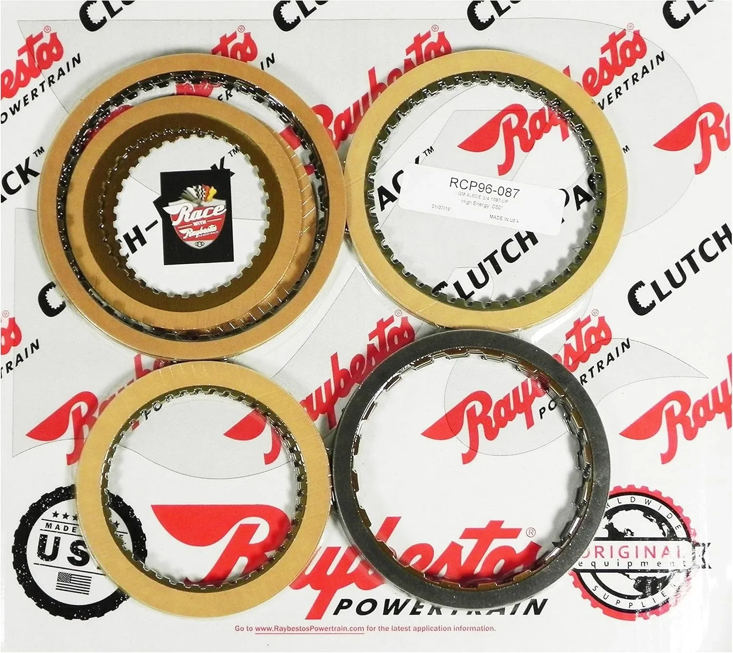4L60E Clutch Pack (4L60E Transmission Clutch Pack) - High Energy Friction image 2