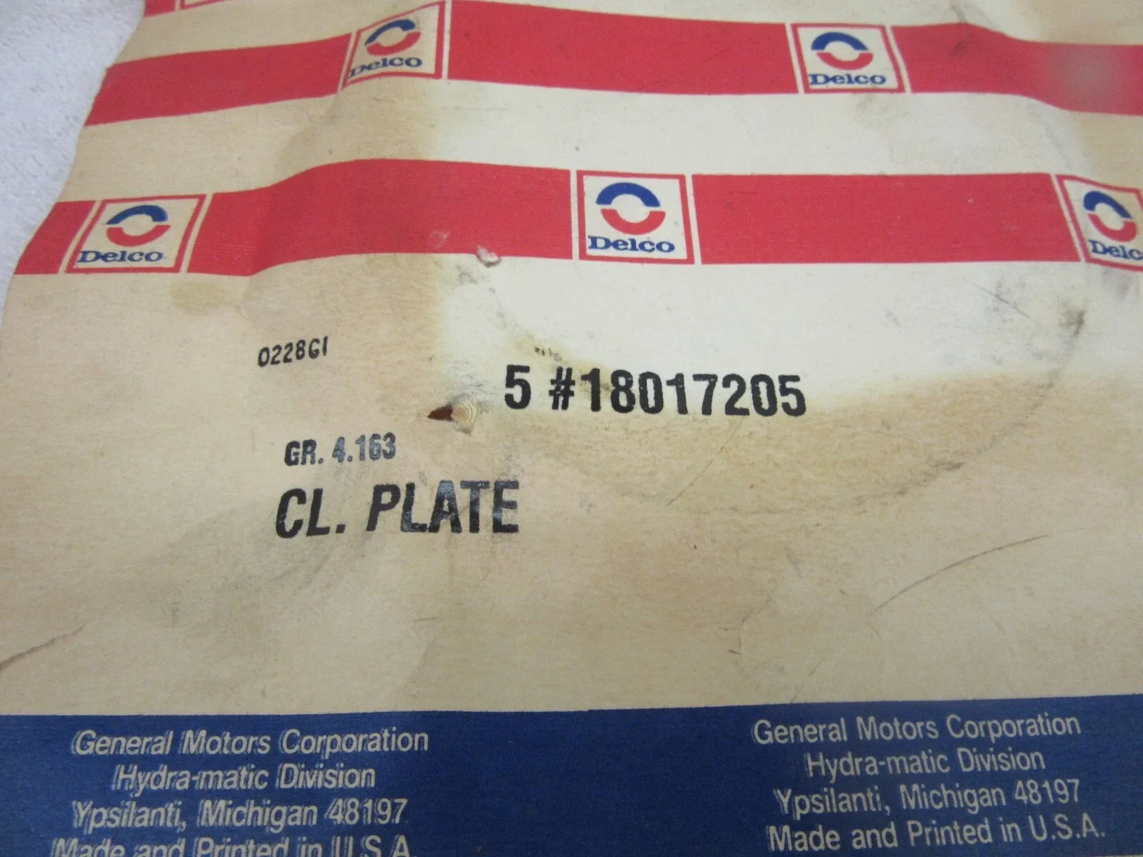 1989-1993 GM 3rd Clutch Steel Plate Set — MPN 18017205 / 18017207 image 2