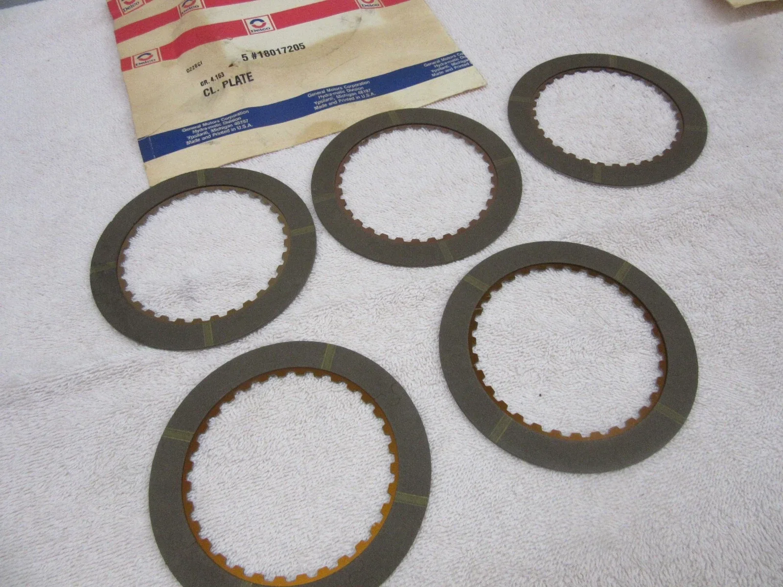 1989-1993 GM 3rd Clutch Steel Plate Set — MPN 18017205 / 18017207 image 3