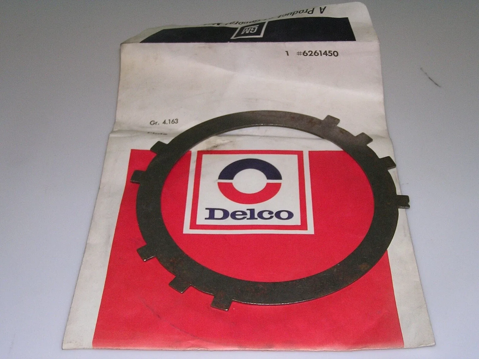 1969-1981 GM TH350 / TH375 Intermediate Clutch Reaction Plate MPN 6261450