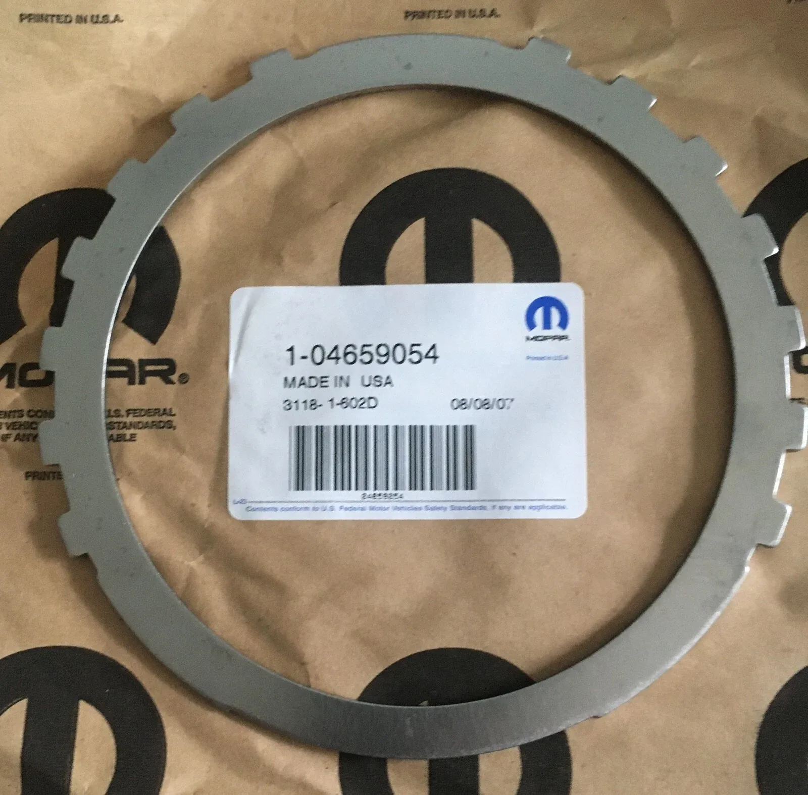 Mopar OEM Automatic Transmission Clutch Plate 04659054