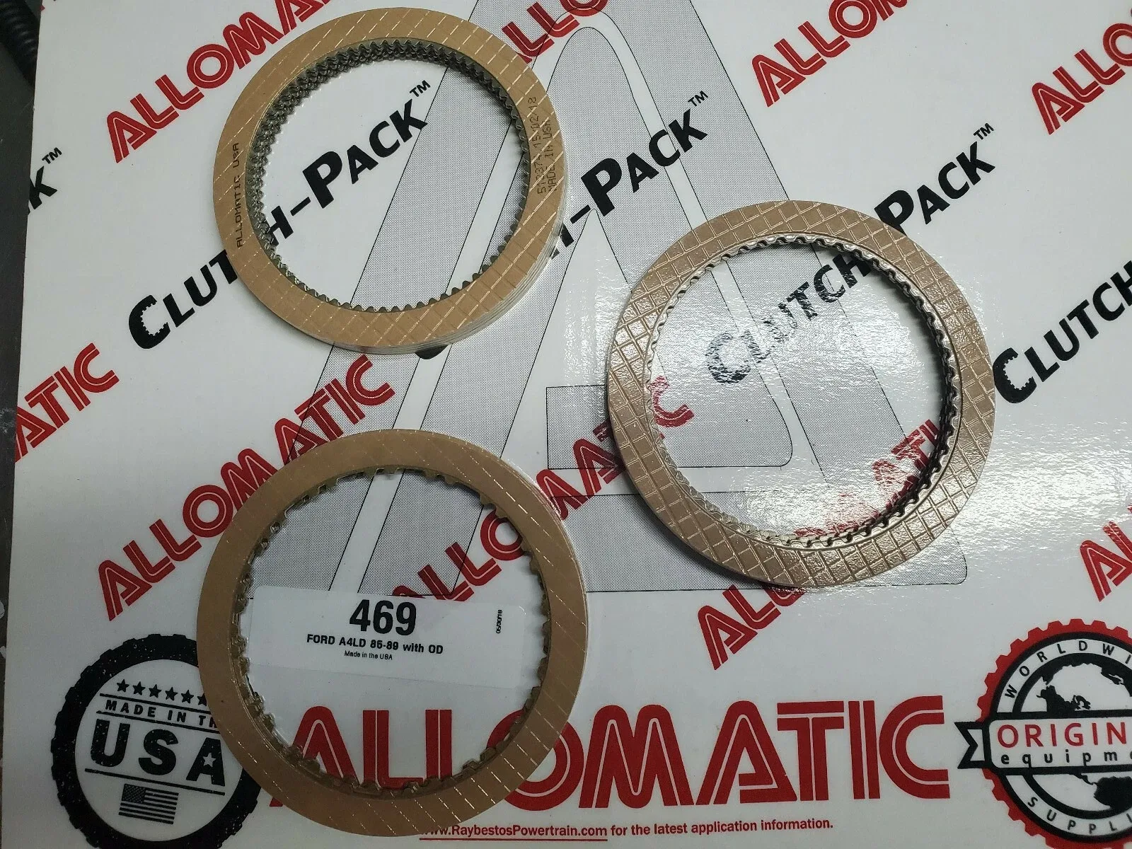1985-1989 Ford A4LD Friction Plate Clutch Kit 041752A