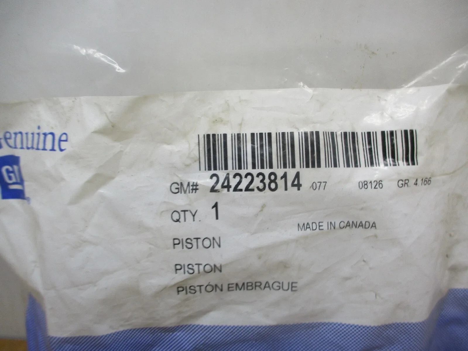 GM Clutch Plate 24223814 (OEM 2422-3814) image 2