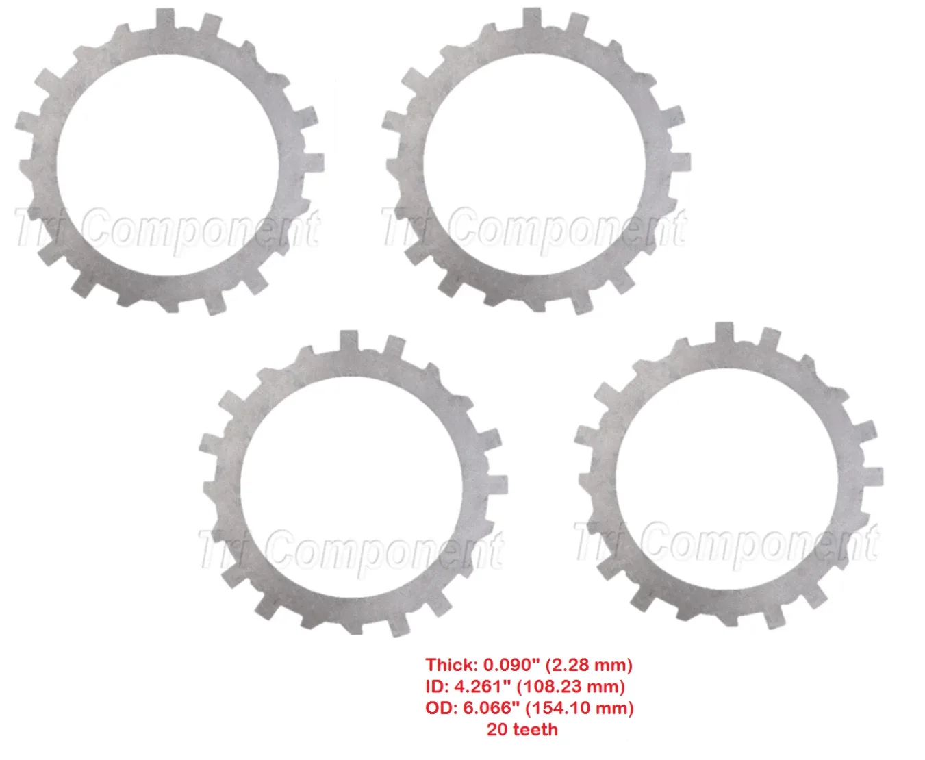 GM TH700-R4 / 4L60E Forward Clutch Steel Plate 0.090" MPN 77113AK-4