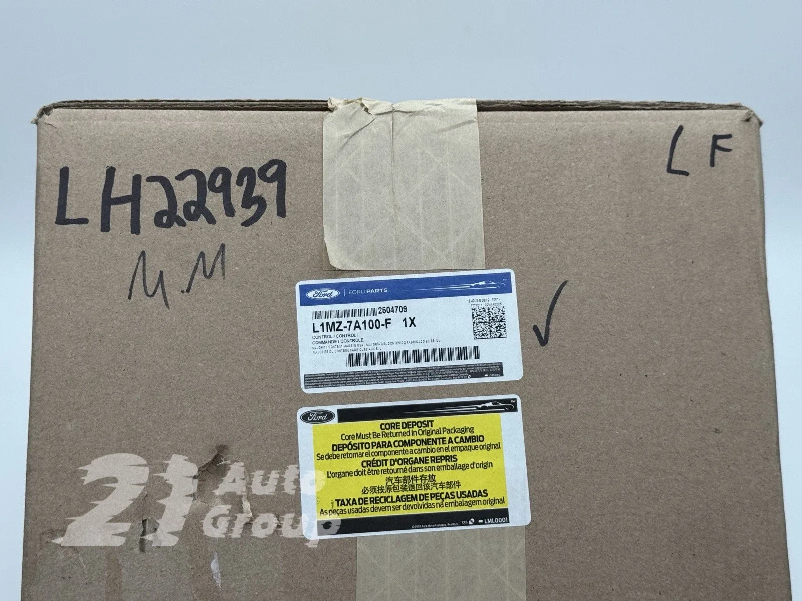 2021-2025 Ford F-150 Valve Body L1MZ-7A100-F