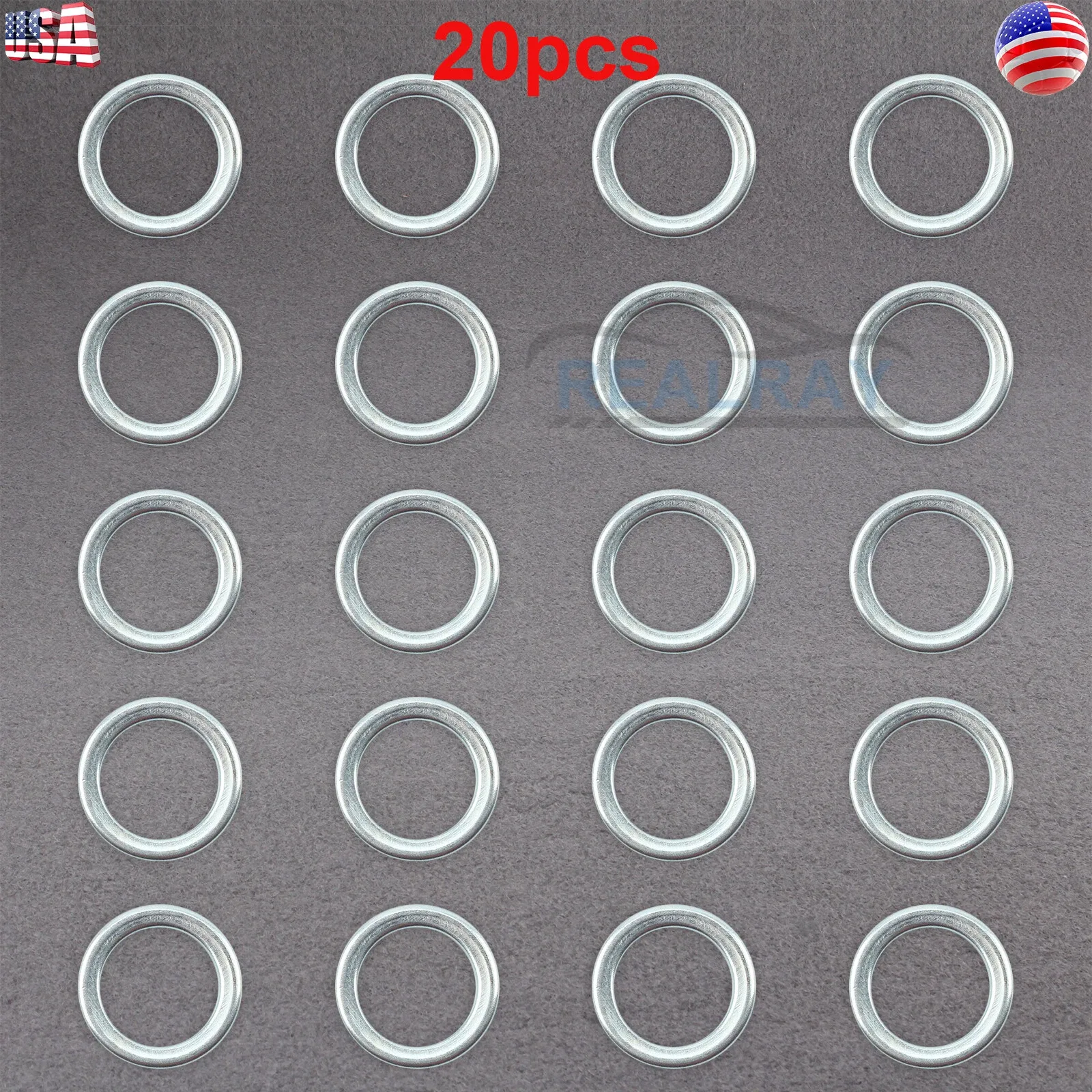 20 PCS Oil Transmission Pan Drain Plug Gasket Fits For Toyota Lexus 35178-30010 image 3