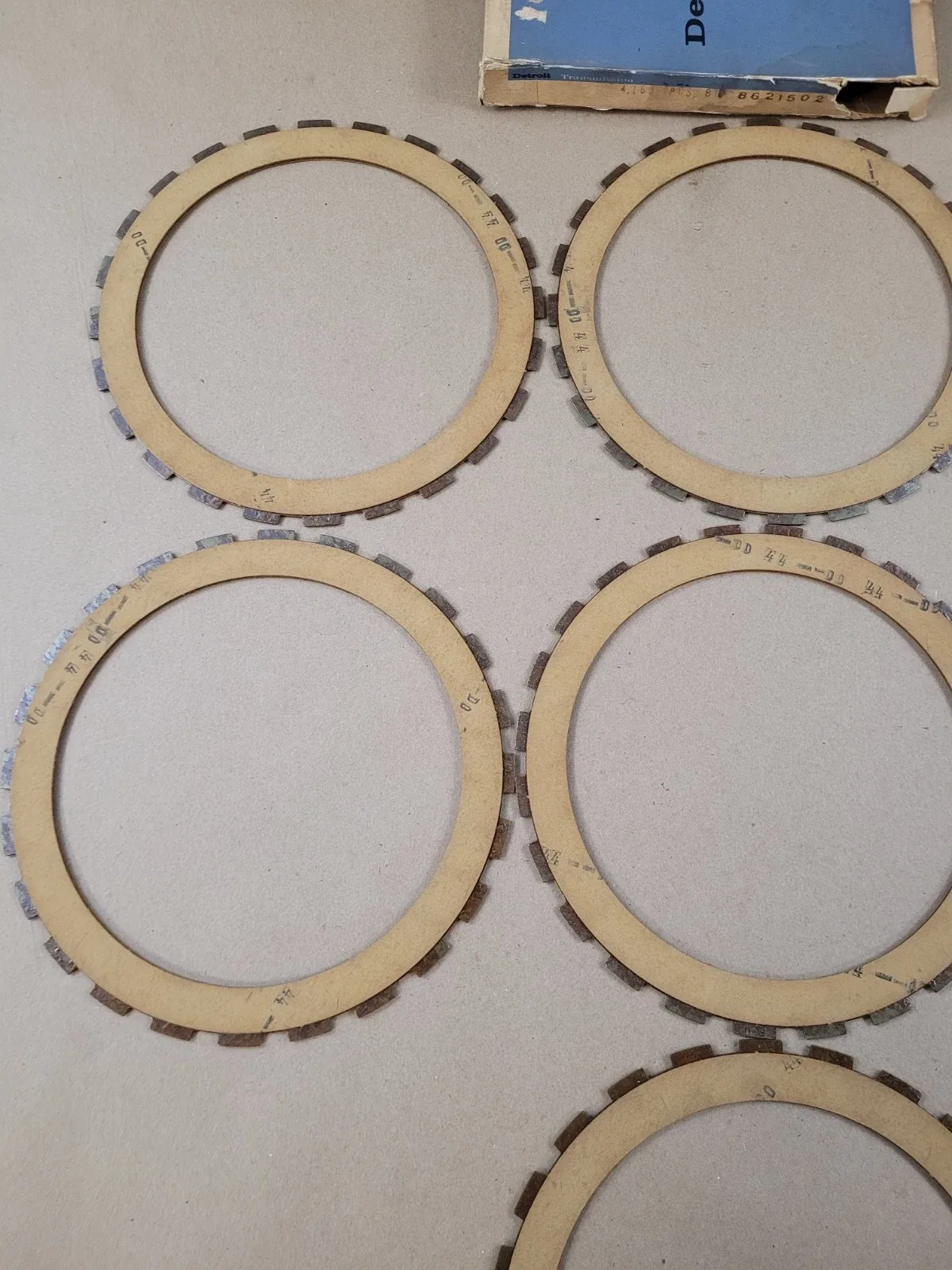 1961-1964 GM Oldsmobile & Pontiac Forward Clutch Plate MPN 8621502 (NOS, 7 pcs) image 3