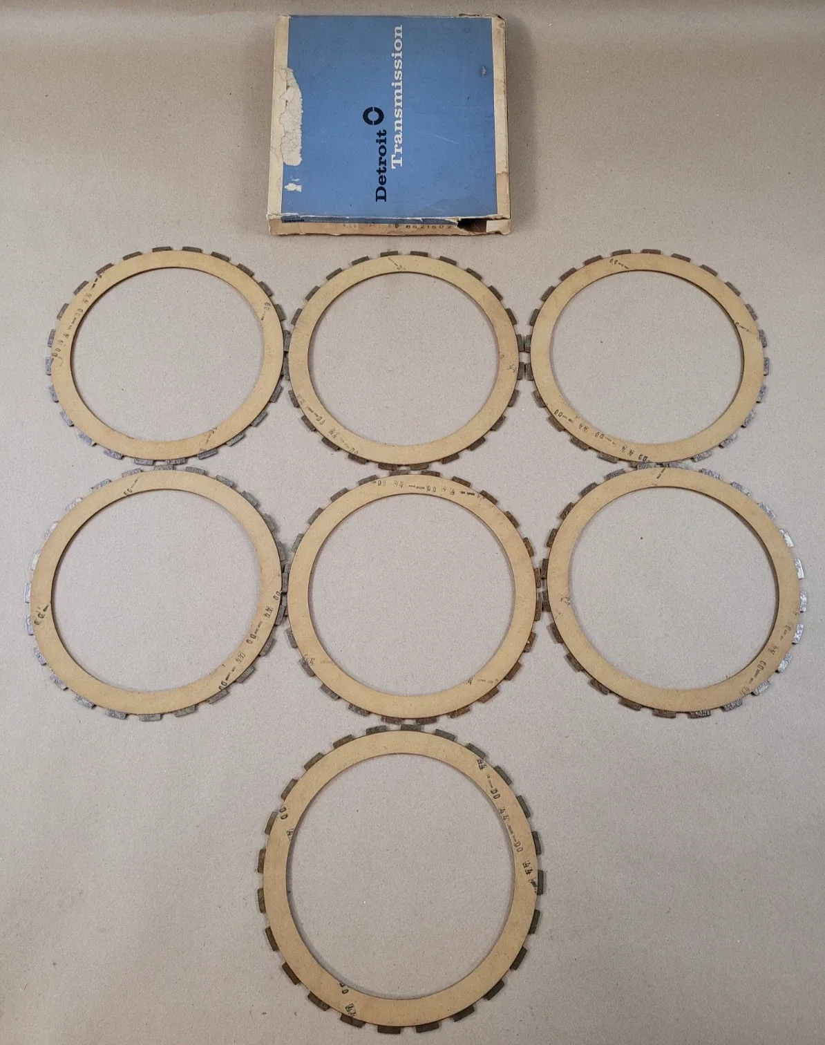 1961-1964 GM Oldsmobile & Pontiac Forward Clutch Plate MPN 8621502 (NOS, 7 pcs)