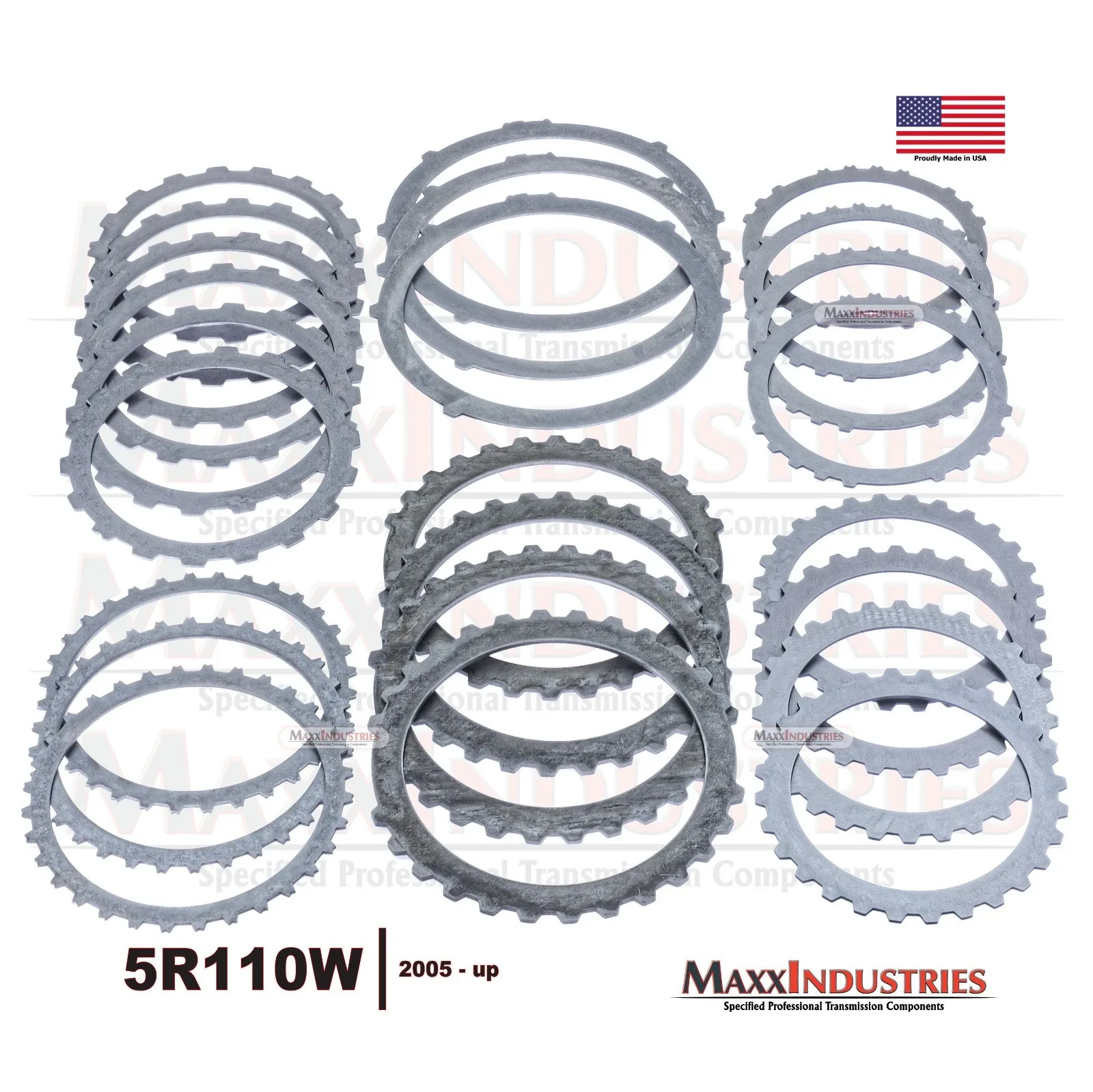 2005+ Ford 5R110W Steel Clutch Plate Set MPN 136139AA image 2
