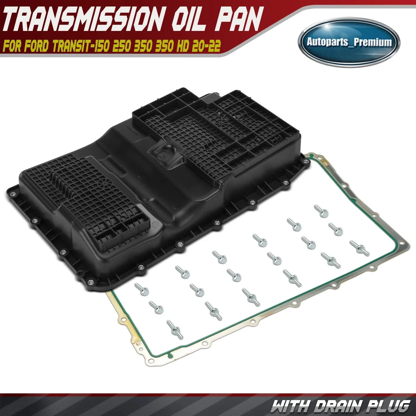 Transmission Oil Pan for Ford Transit-150 250 350 350 HD 2020-2022 LK4Z-7A194-B