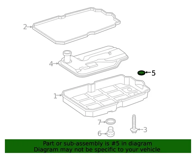 Genuine Mercedes-Benz Transmission Oil Pan Magnet 000-988-08-52 image 3