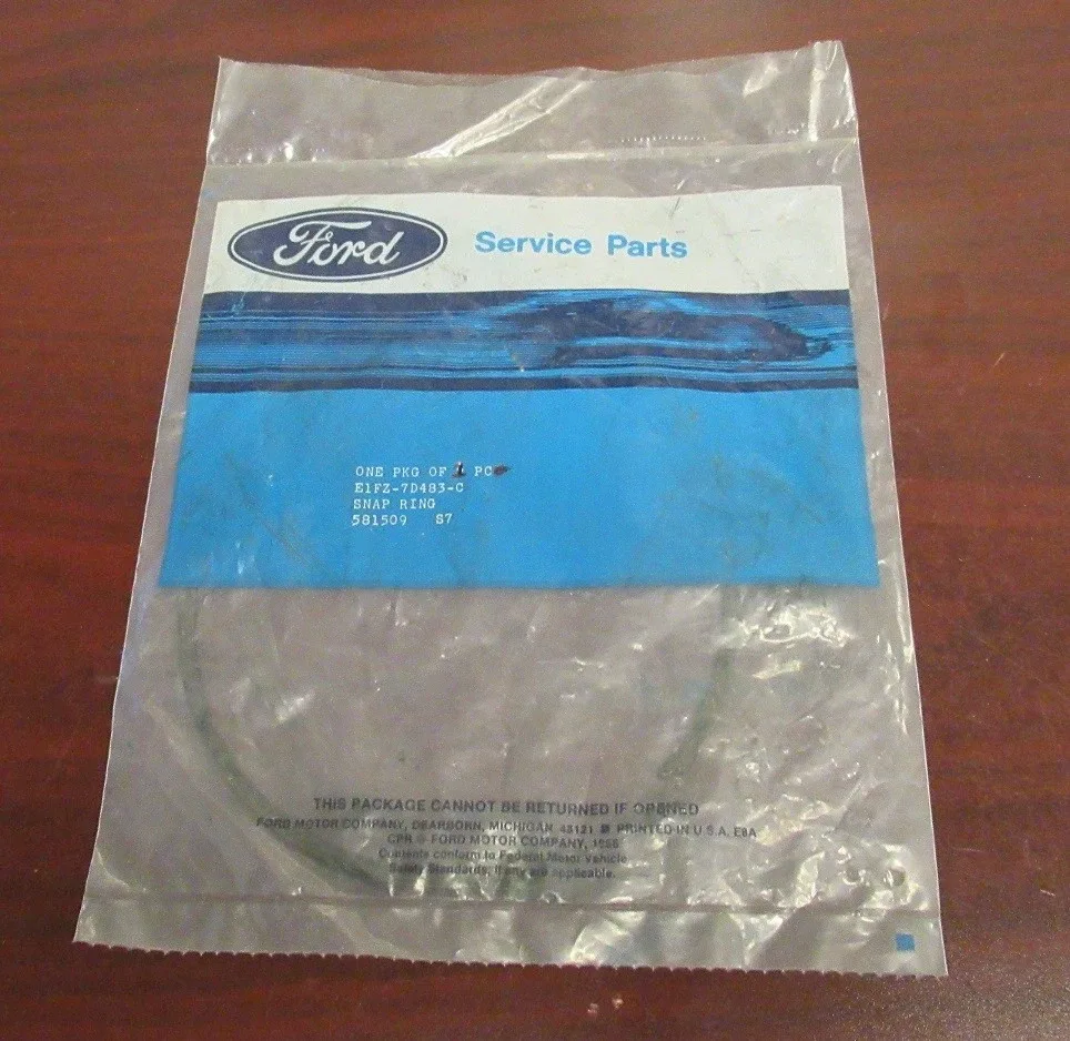 1984-1990 Ford Escort / Lynx / Tempo ATX Snap Ring E1FZ-7D483-C image 2