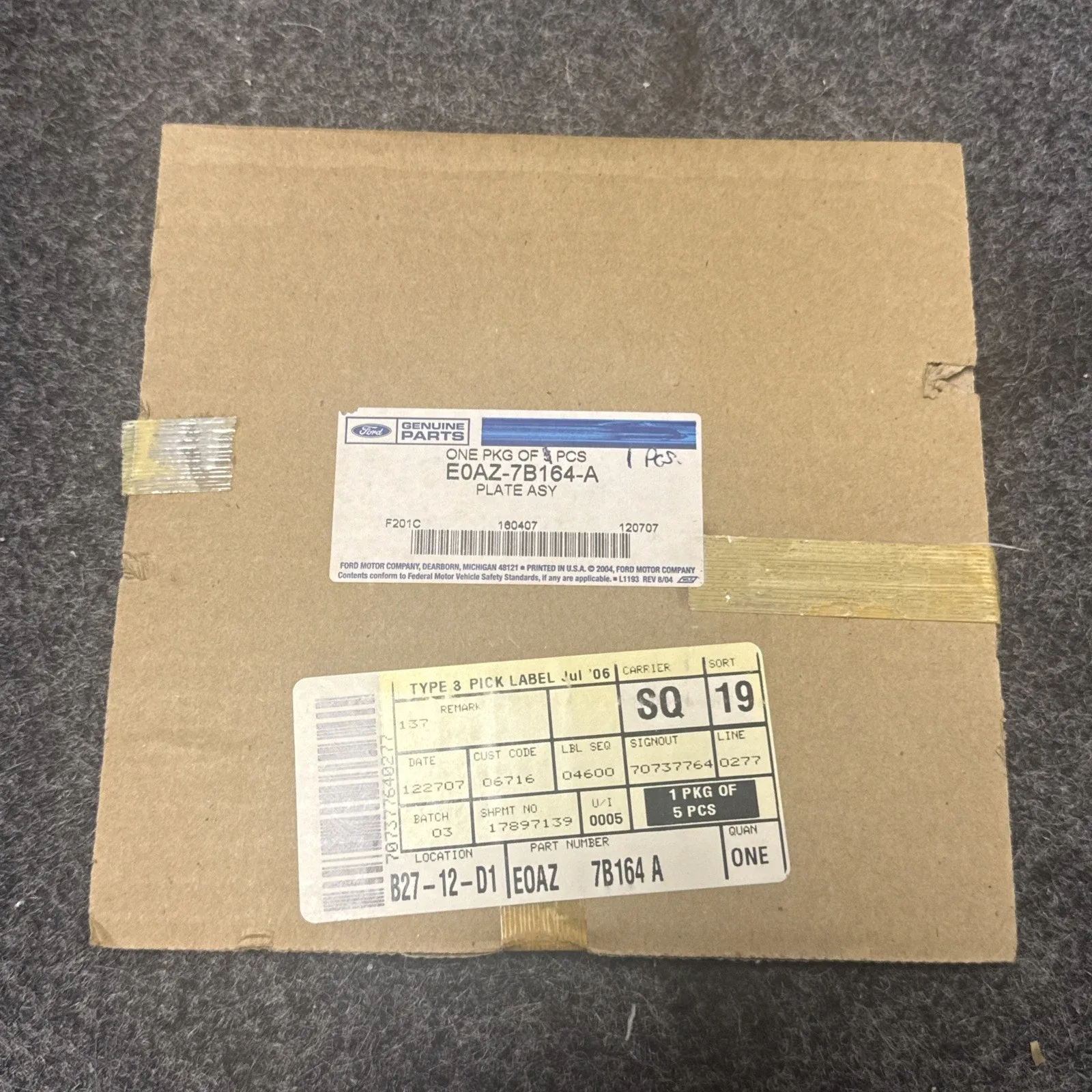 Ford OEM Automatic Transmission Clutch Friction Plate EOAZ-7B164-A
