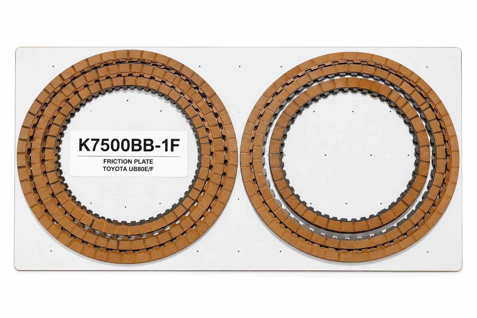 2019-2022 Toyota UB80 / UB80E / UB80F Friction Clutch Plate Kit KA75980B