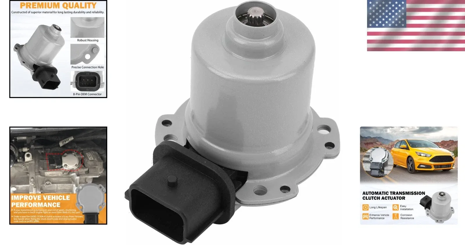 AE8Z-7C604-A Clutch Actuator for Ford Focus (2012-2018) & Fiesta (2011-2019) image 2