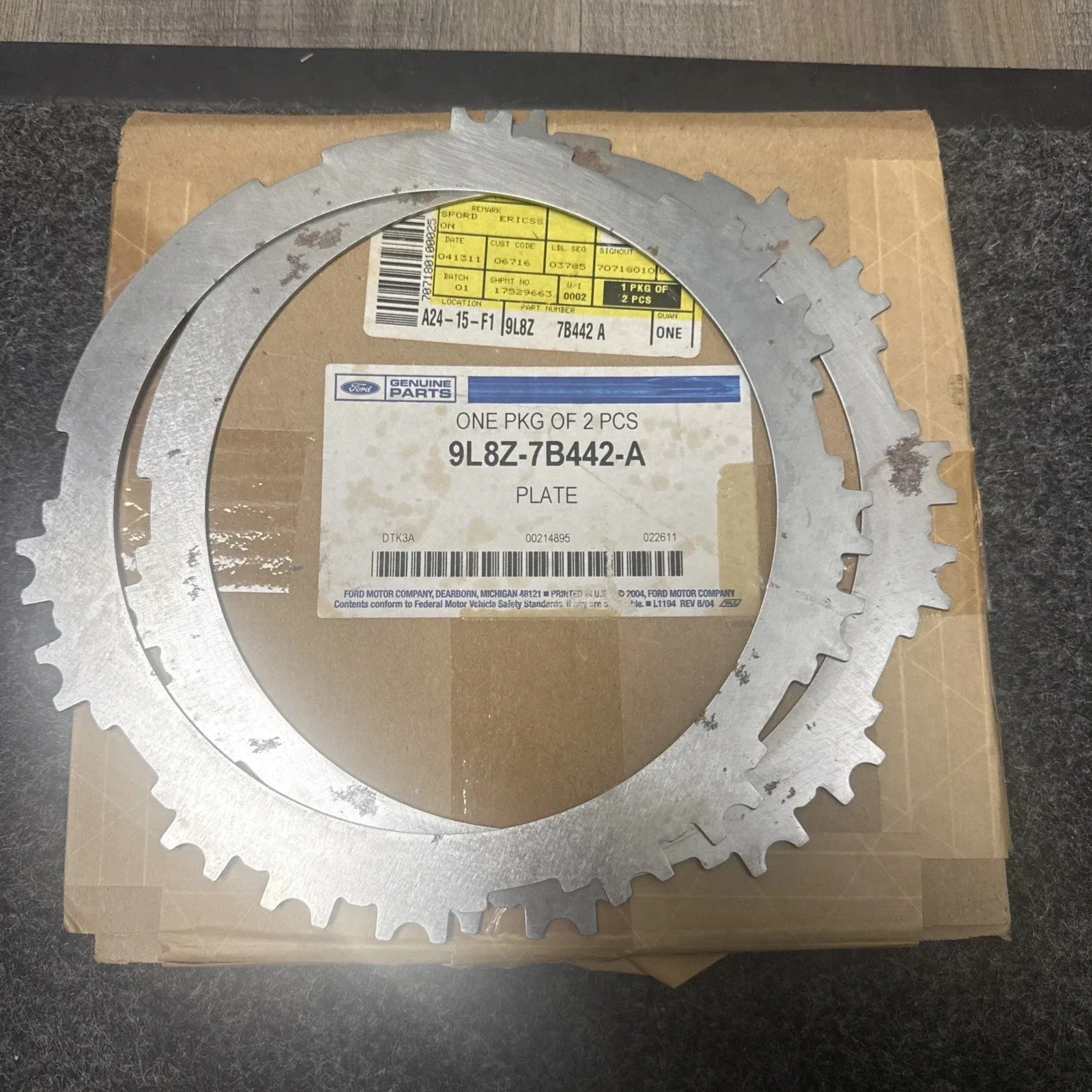Ford Clutch/Friction Plate 9L8Z-7B442-A — Lot of 3