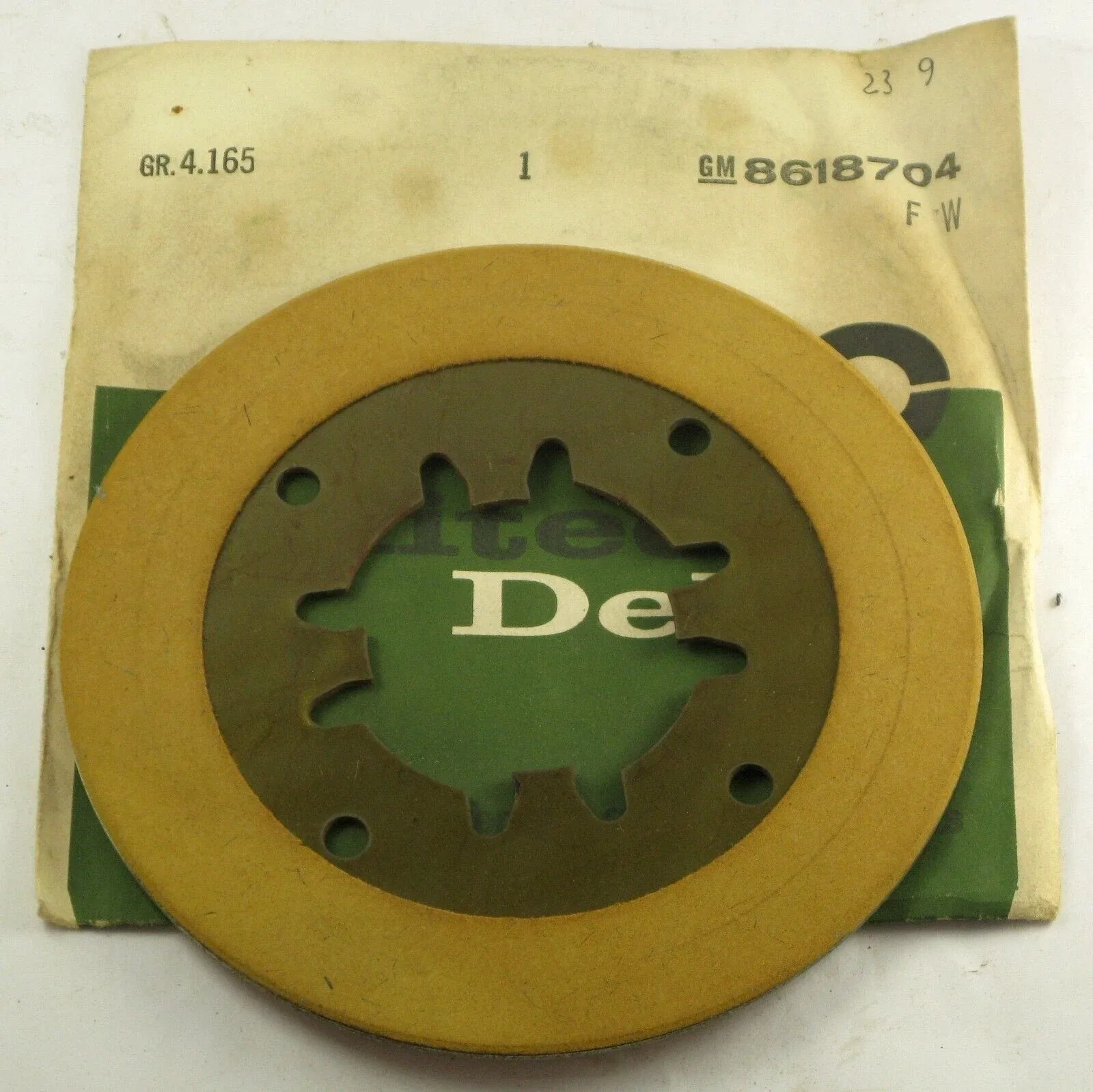 1956-1964 Cadillac/Oldsmobile/Pontiac Overrun Clutch Plate — GM P/N 8618704