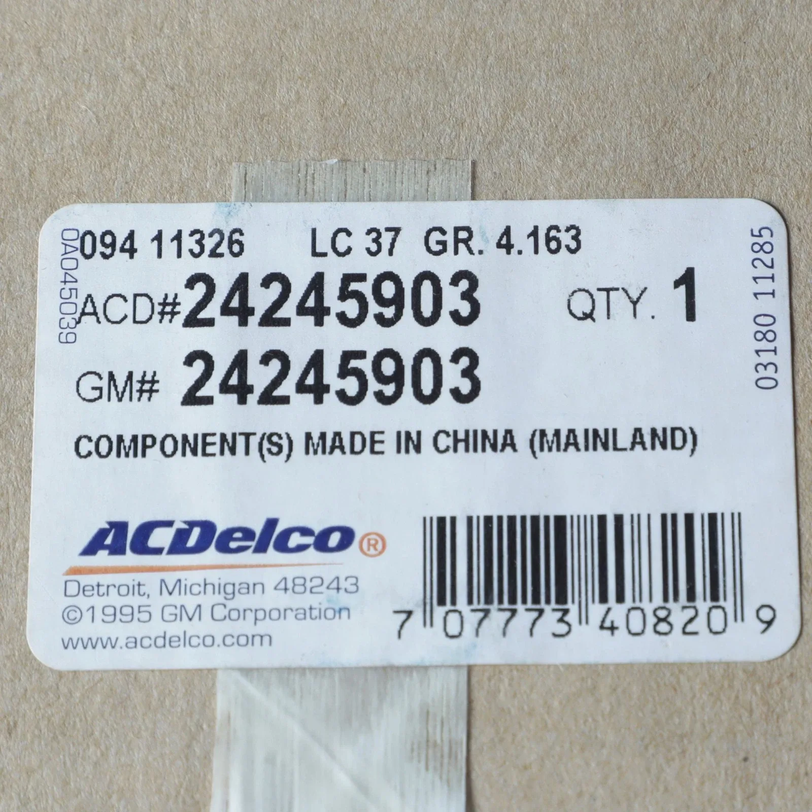 GM Automatic Transmission Clutch Plate Kit with Friction Plates — MPN 24245903 image 3