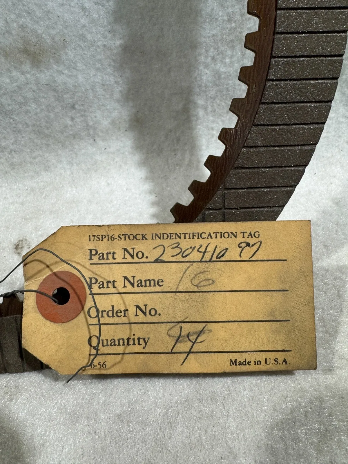 Allison Disk Clutch Plate PN 23041097 image 2