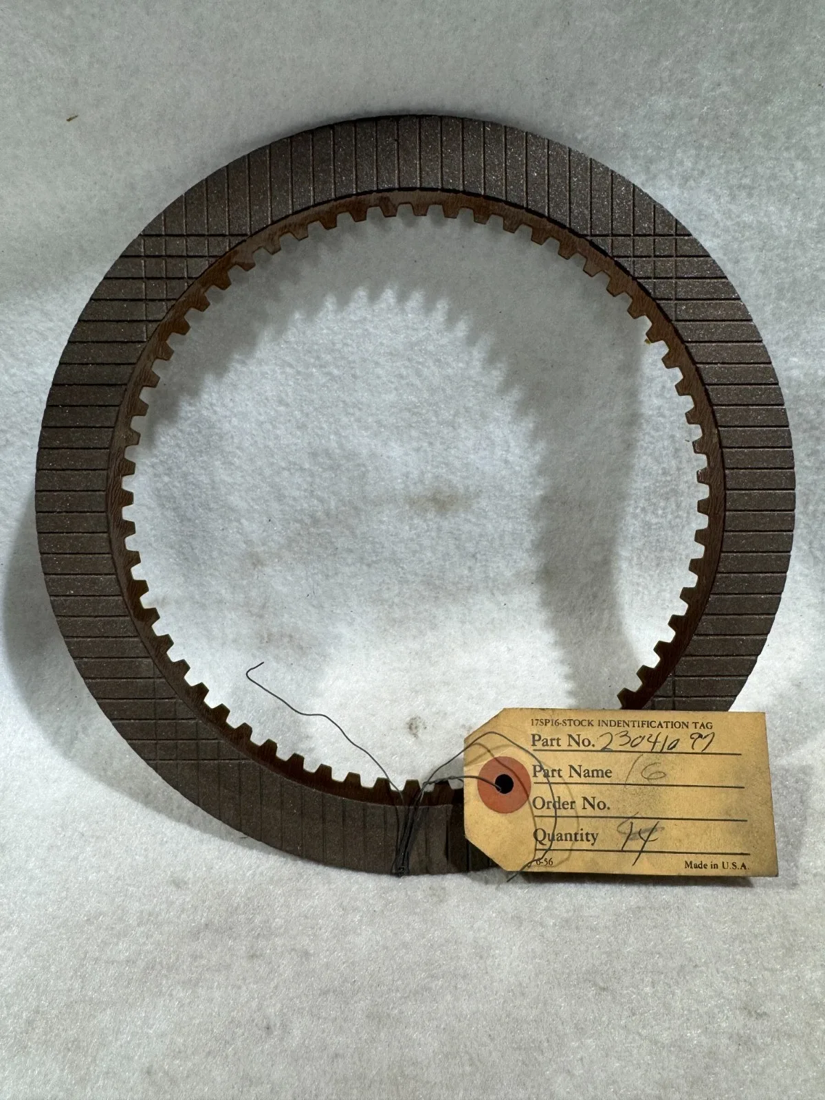 Allison Disk Clutch Plate PN 23041097