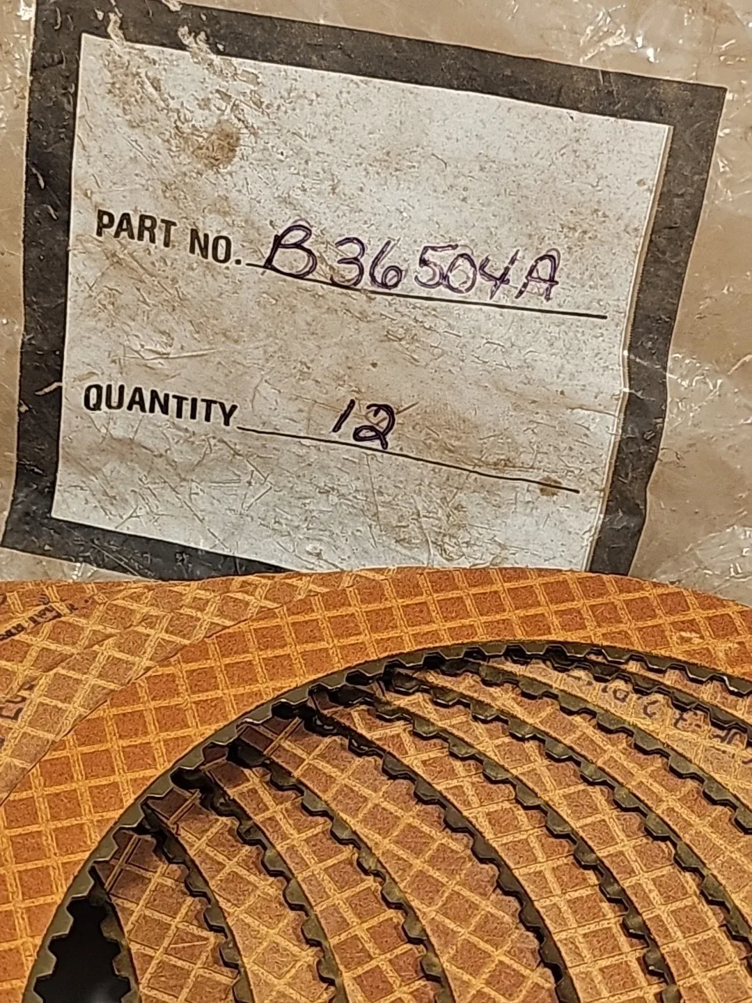 1976-1996 Ford C6 Clutch Plate Lempco B36504A (FC-107) image 2