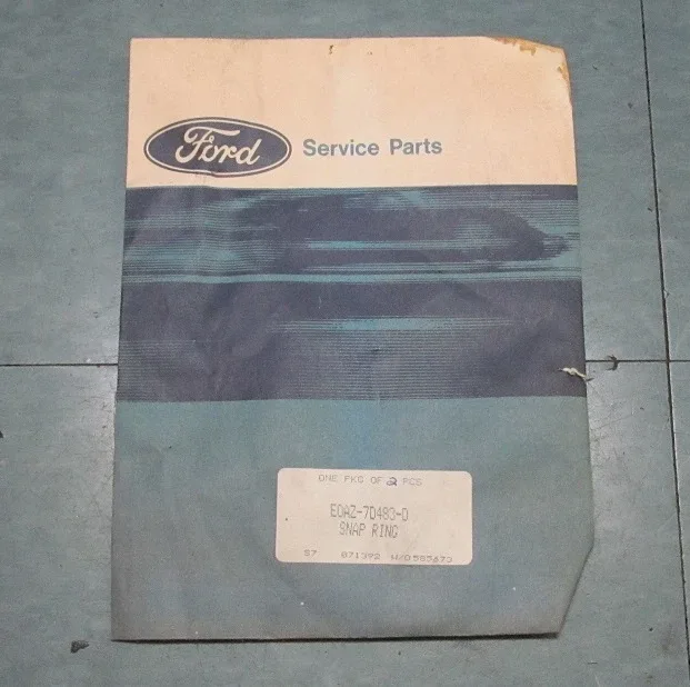 1979-1993 Ford Mustang 5.0 V8 Automatic Clutch Pressure Plate Retainer Snap Ring - E0AZ-7D483-D image 2
