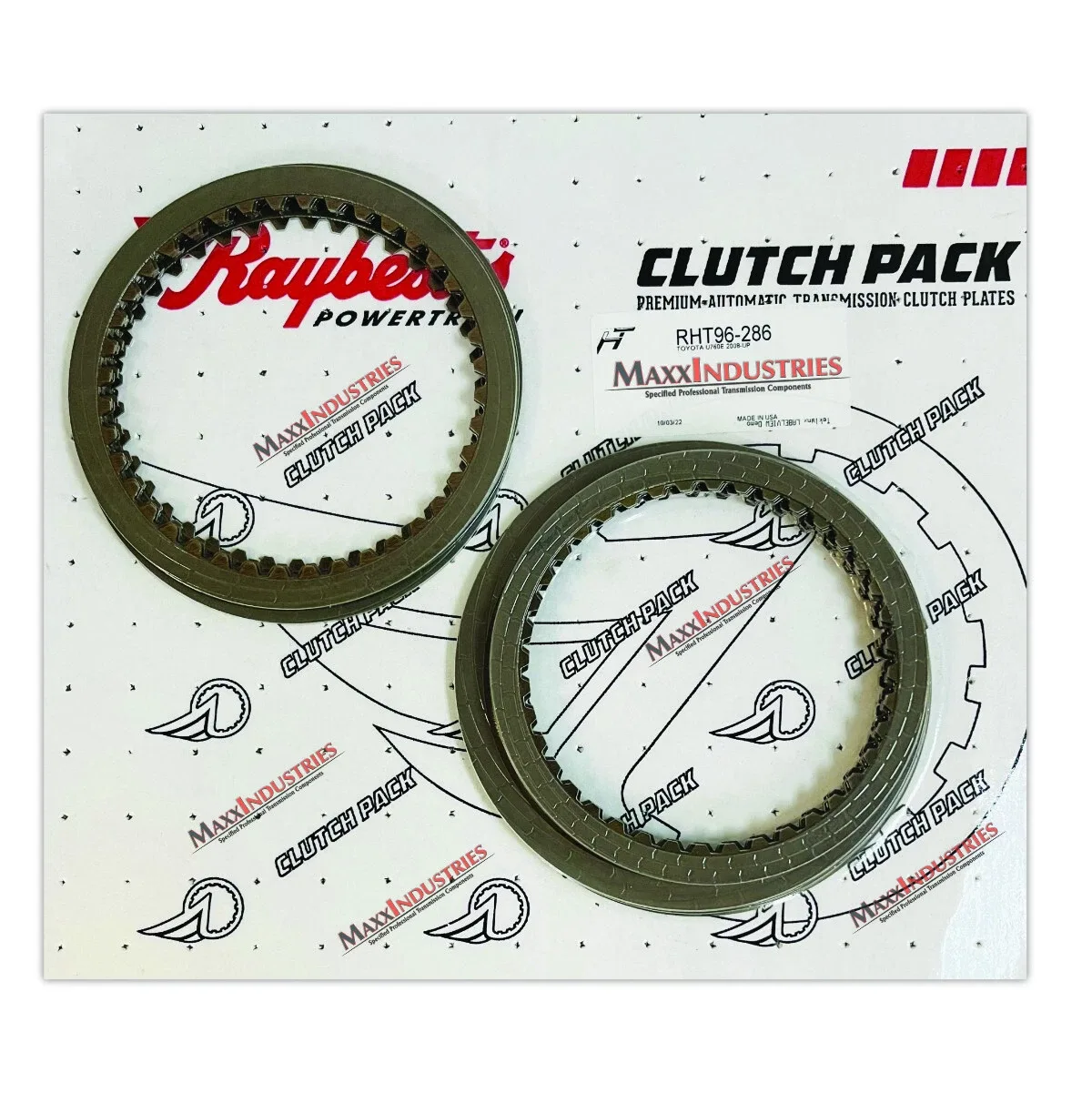 U760E Transmission Rebuild - HT Friction Clutch Pack 2008-ON Raybestos RHT96-286