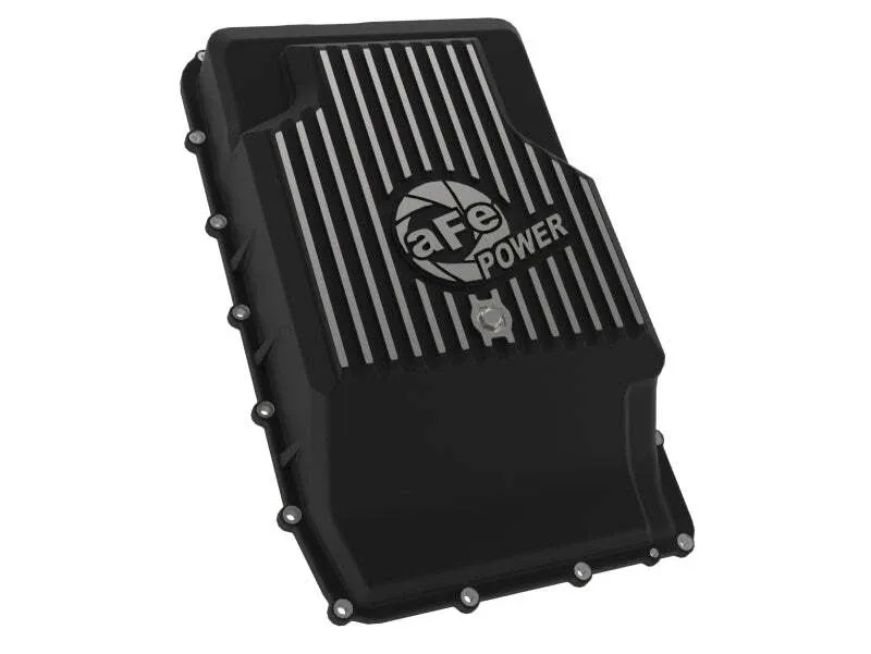 aFe Fits 17-24 Ford F-150 10R60/10R80 Pro Series Rear Transmission Pan Black w/ image 2