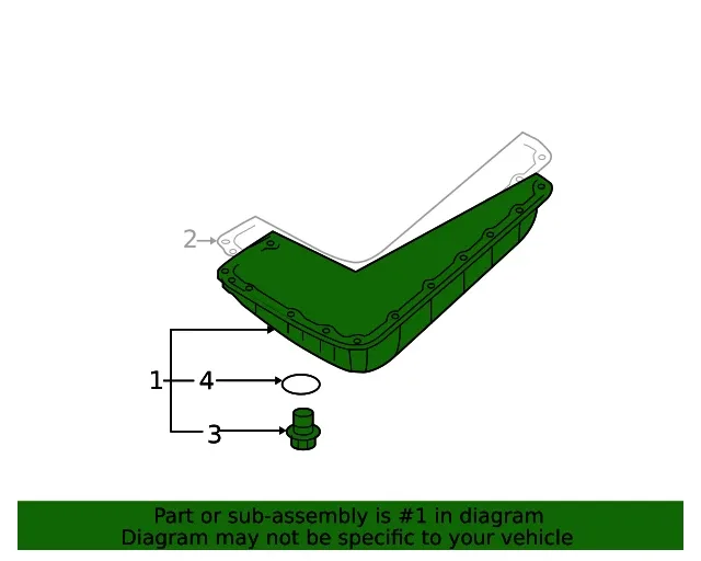 Genuine Nissan Transmission Oil Pan 31390-1XF01 image 2