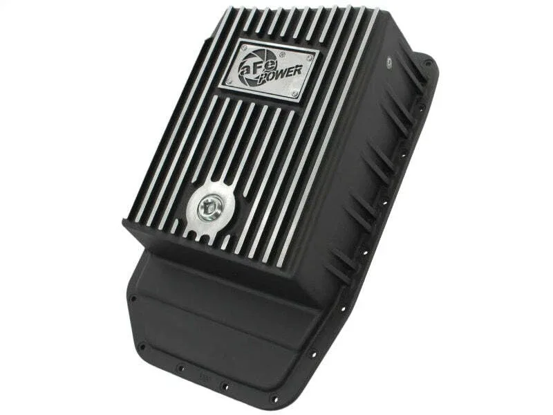 aFe Power Transmission Pan Black Machined Fits 09-14 Ford 6R80 F-150 Trucks image 2