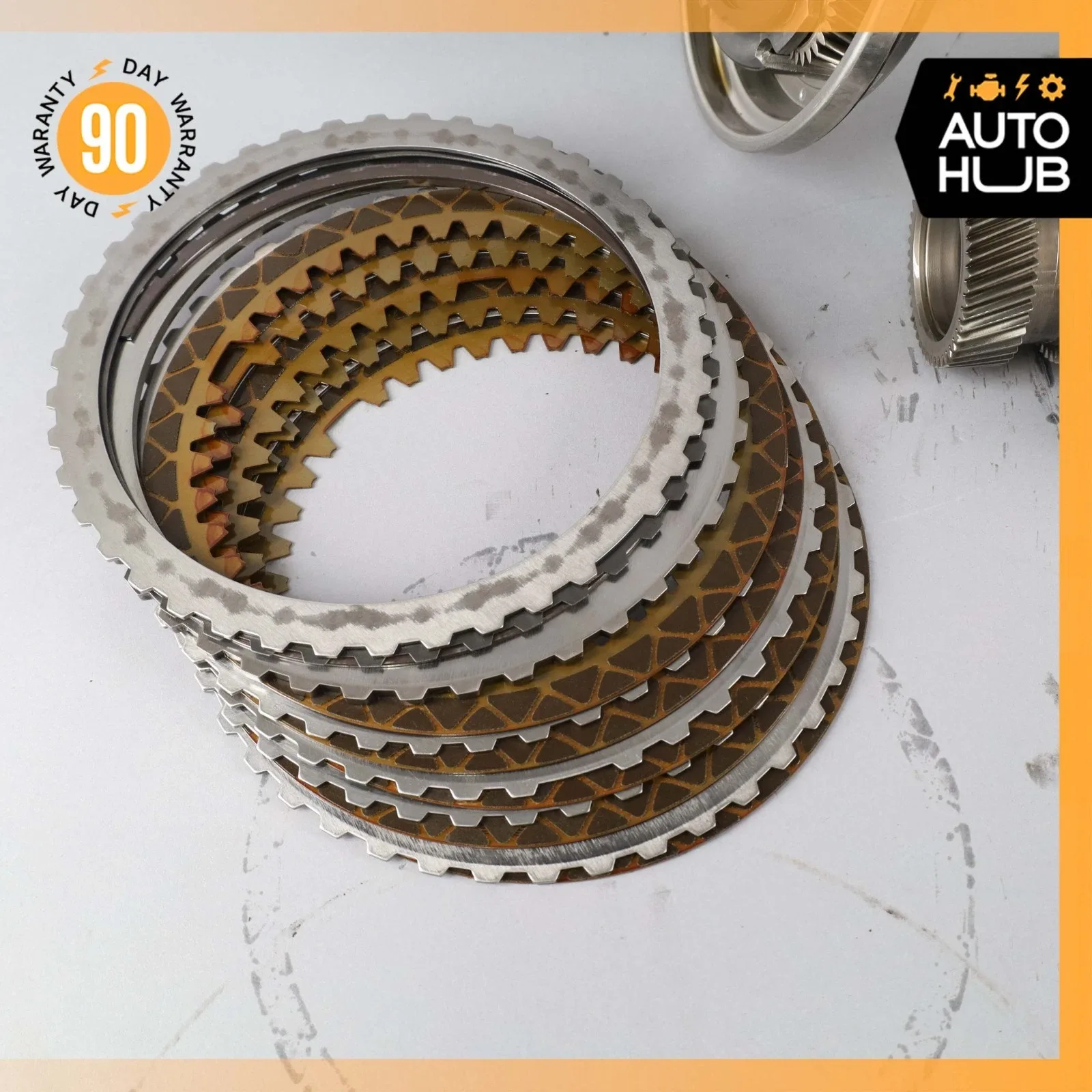 2013-2018 Bentley Continental GT / GTC / Flying Spur 8HP-90 Transmission Friction Clutch Set 0CU300035K image 3