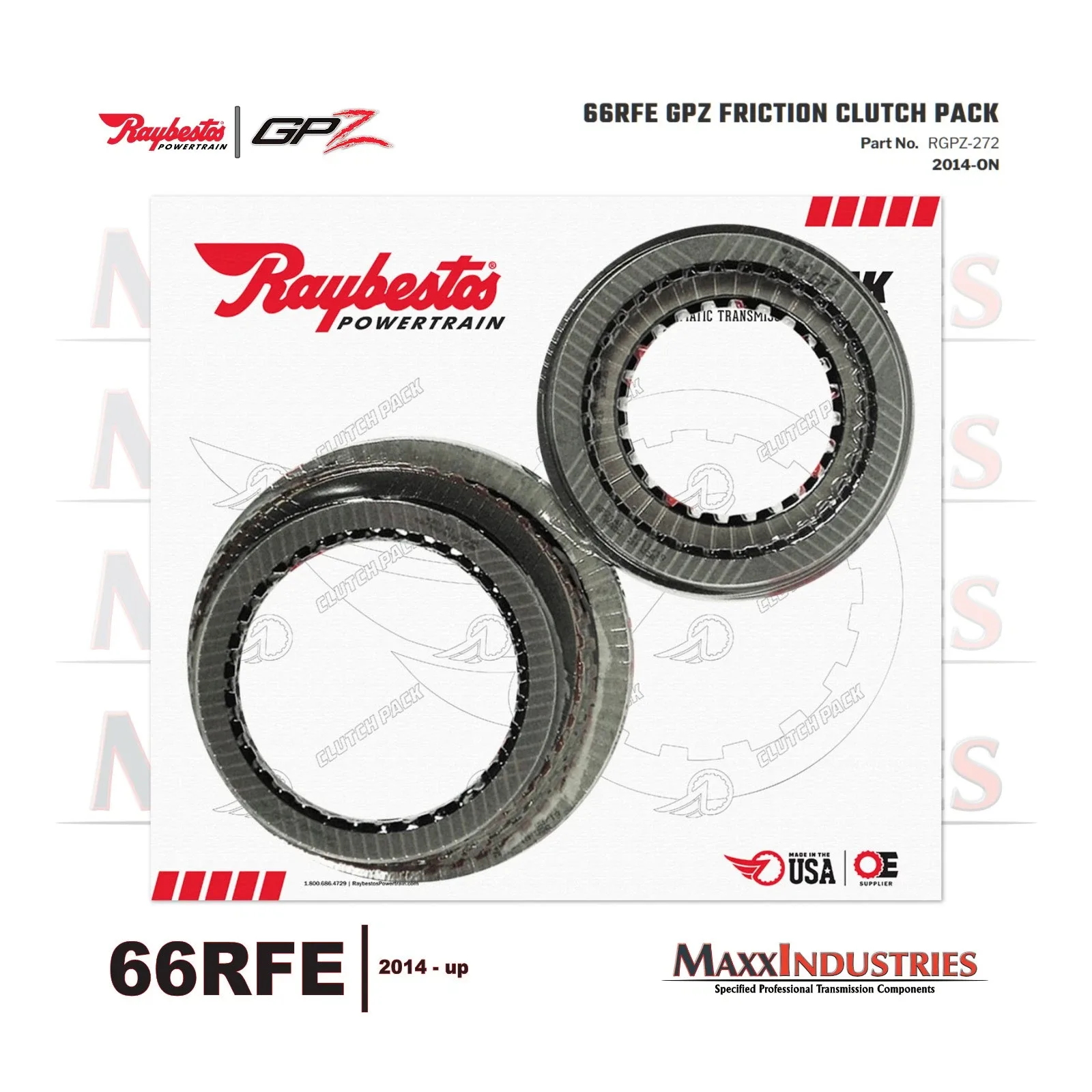 2014-2018 Ram 1500 66RFE Friction Clutch Plate Set RGPZ-272 image 4