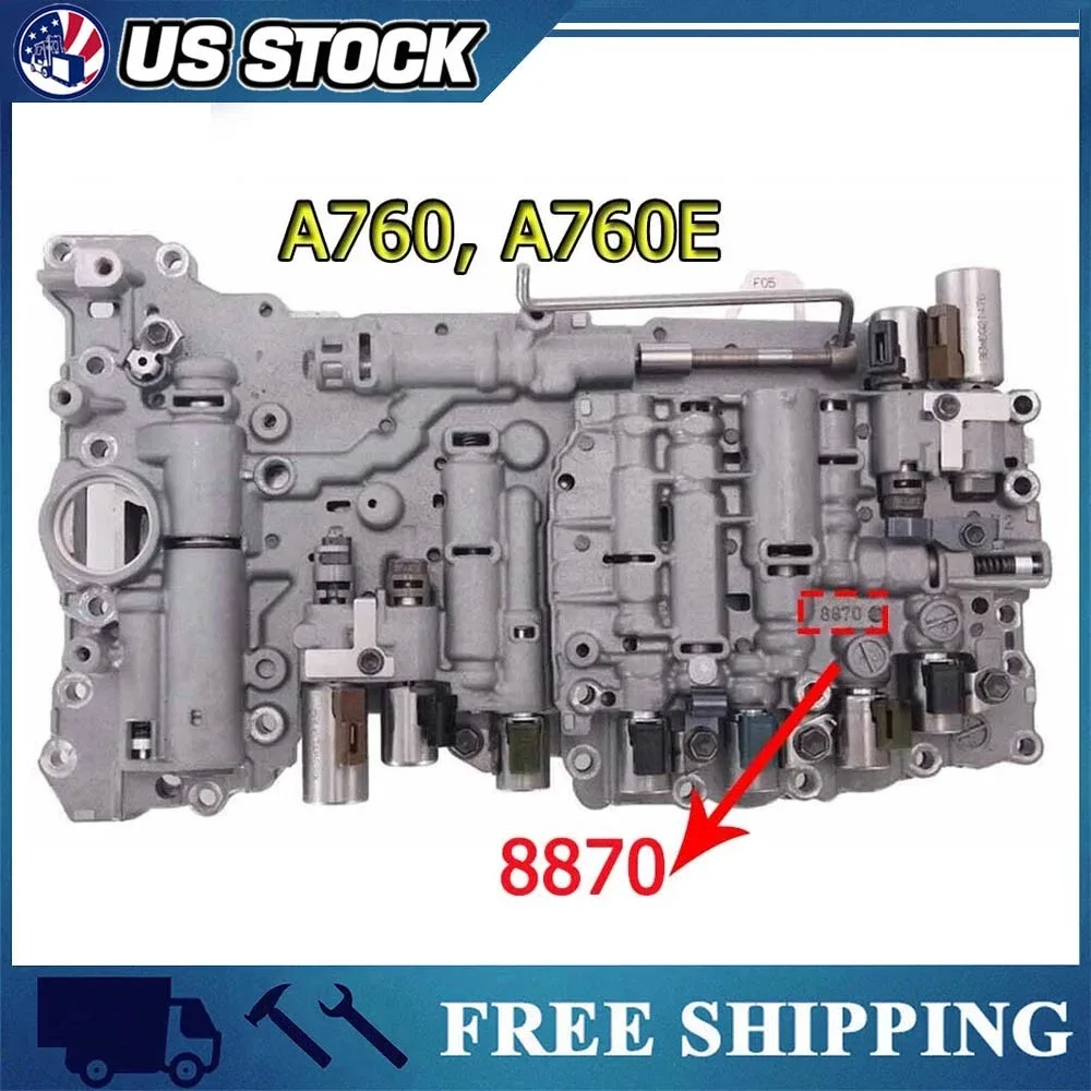 A760/A760E/A760F (8870) Transmission Valve Body w/9 Solenoids — Fits Toyota/Lexus