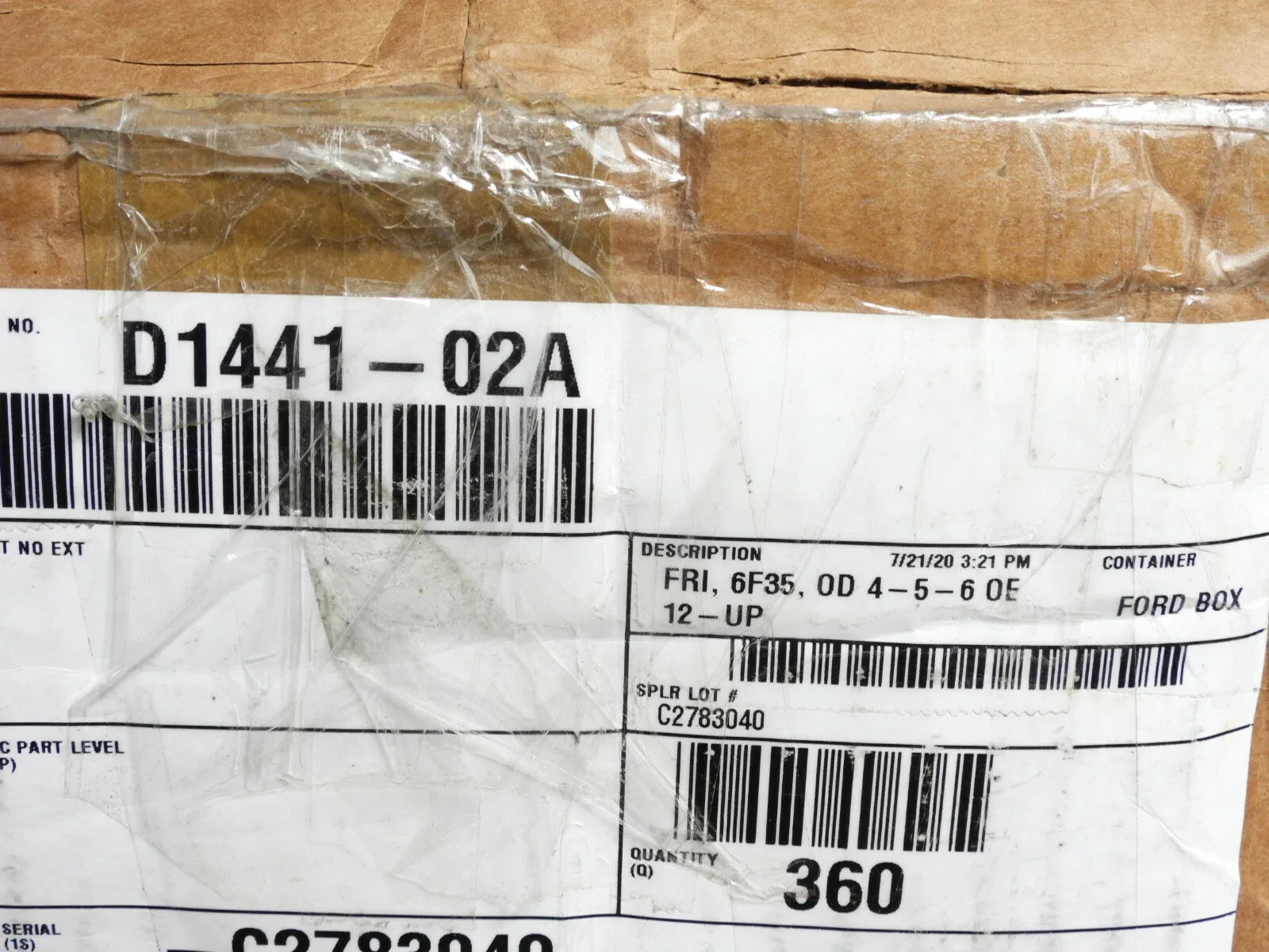 2012+ Ford 6F35 Friction Clutch Plate D1441-02A image 3
