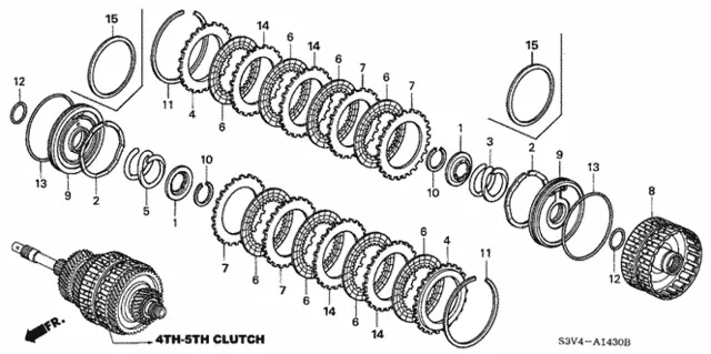2003-2006 Acura MDX Clutch Plate 22656-RDK-003