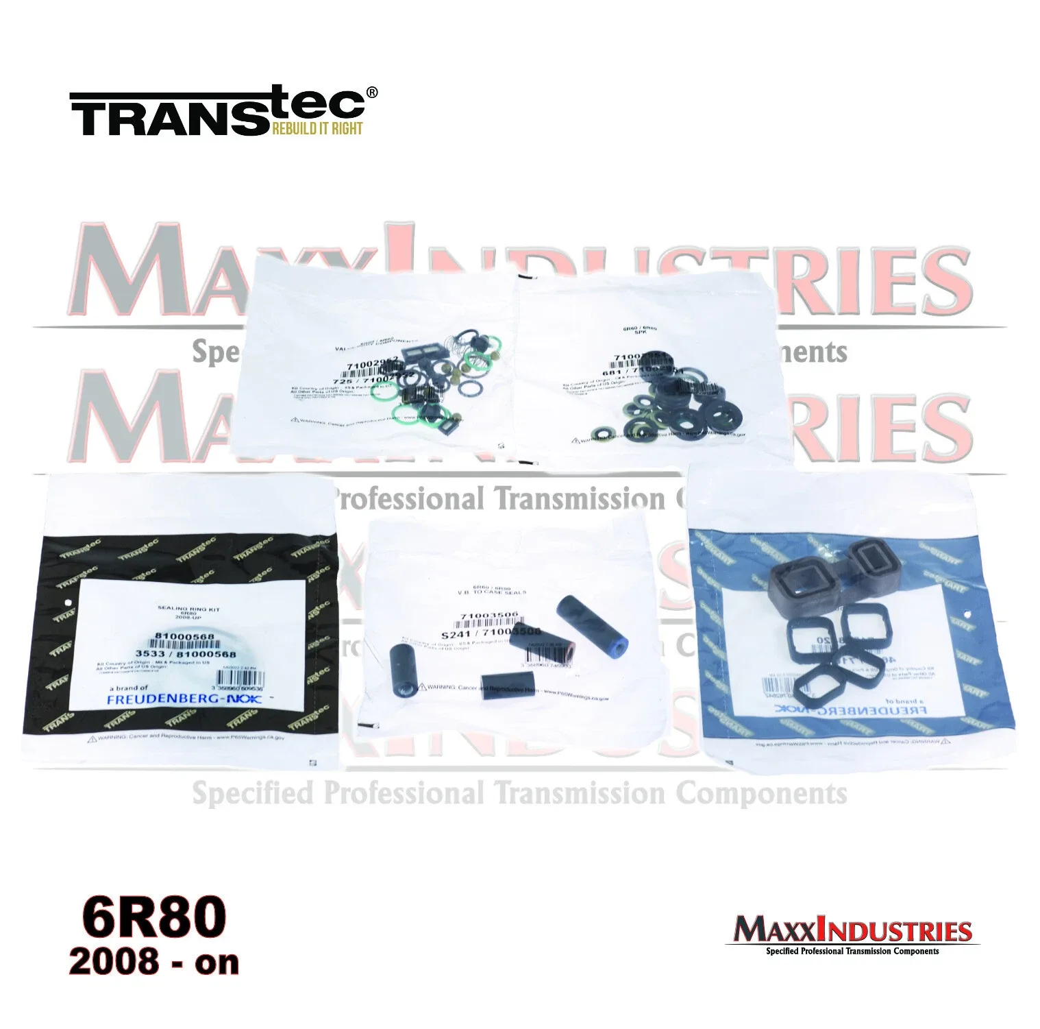 2009-2013 Ford F-150 / Expedition / Explorer 6R80 Transmission Rebuild Kit SK 6R80-A image 4