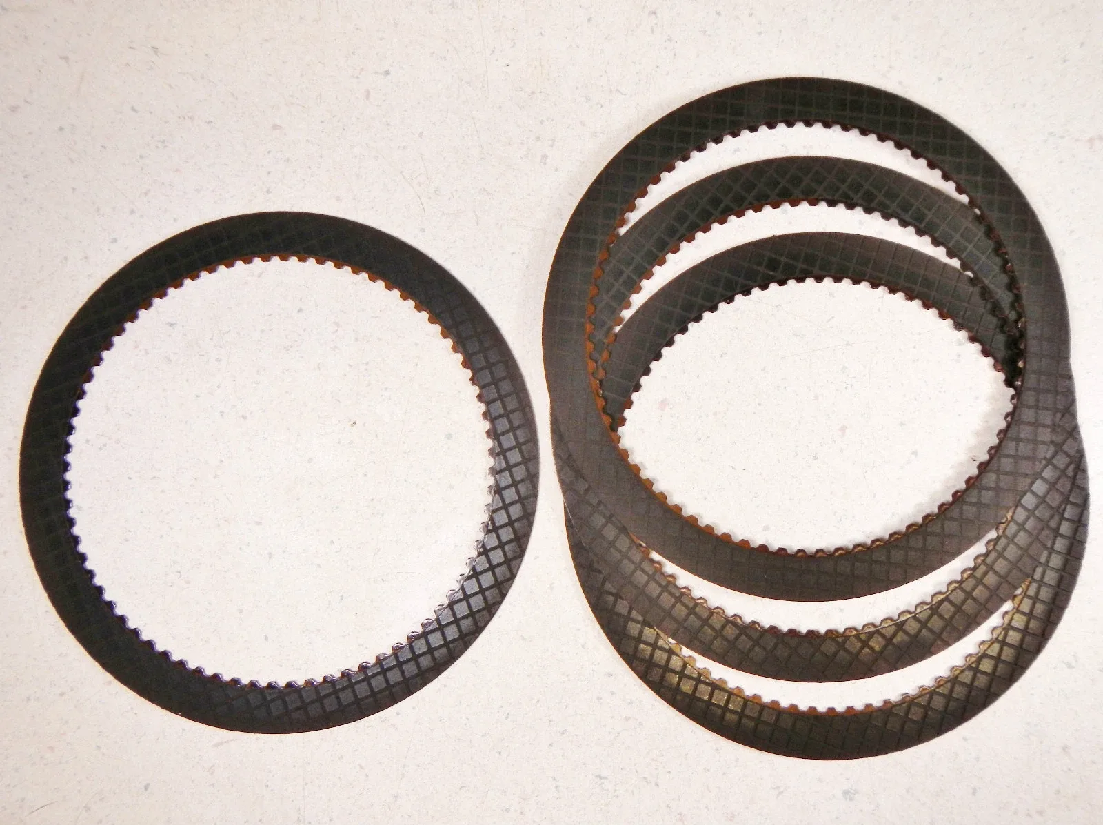 1977 Ford C6 (335) Transmission Reverse Clutch Friction Plates & Rings Set image 2
