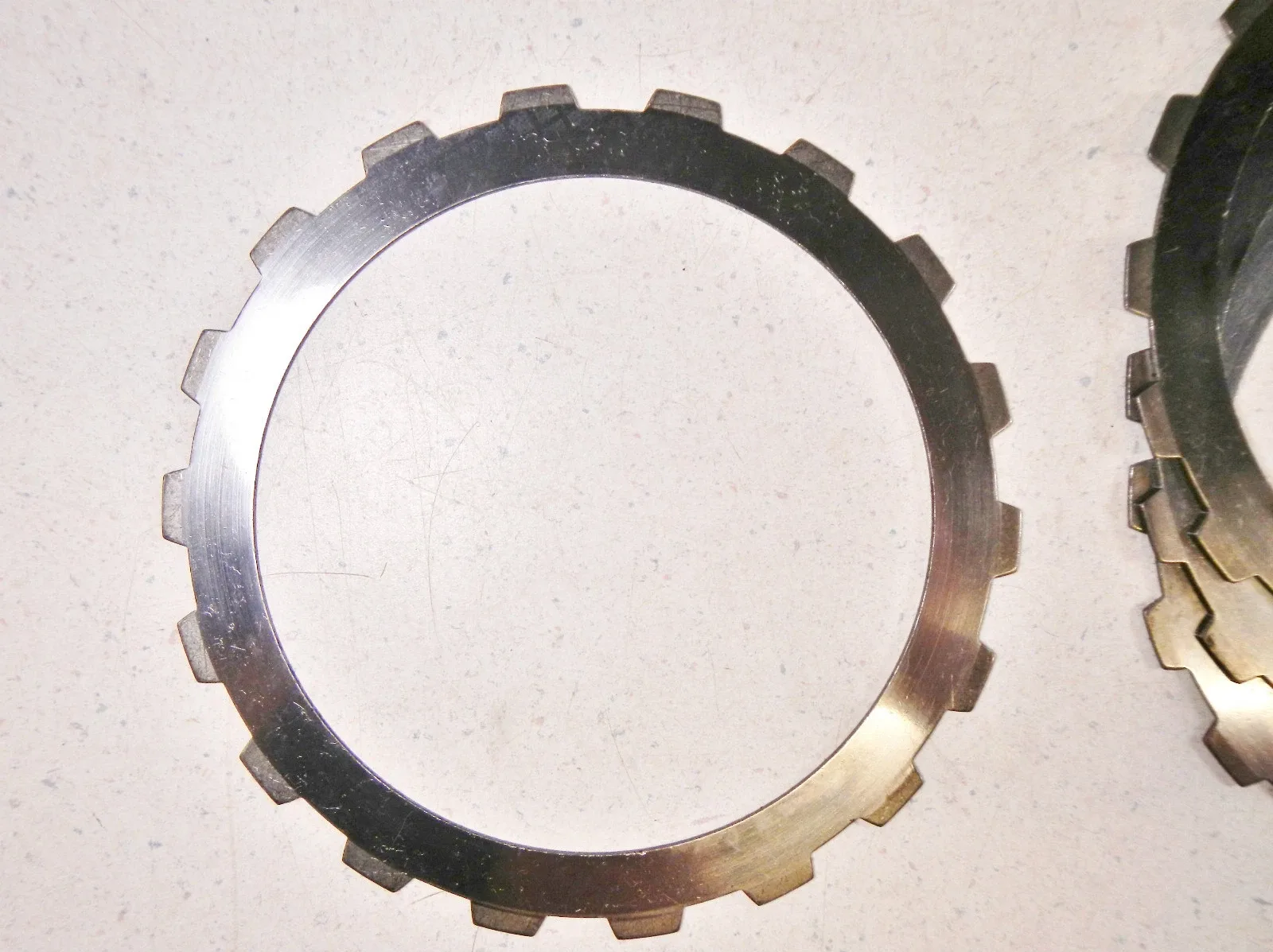 1977 Ford C6 335 Reverse Clutch Steel Disks Rings Plates image 4