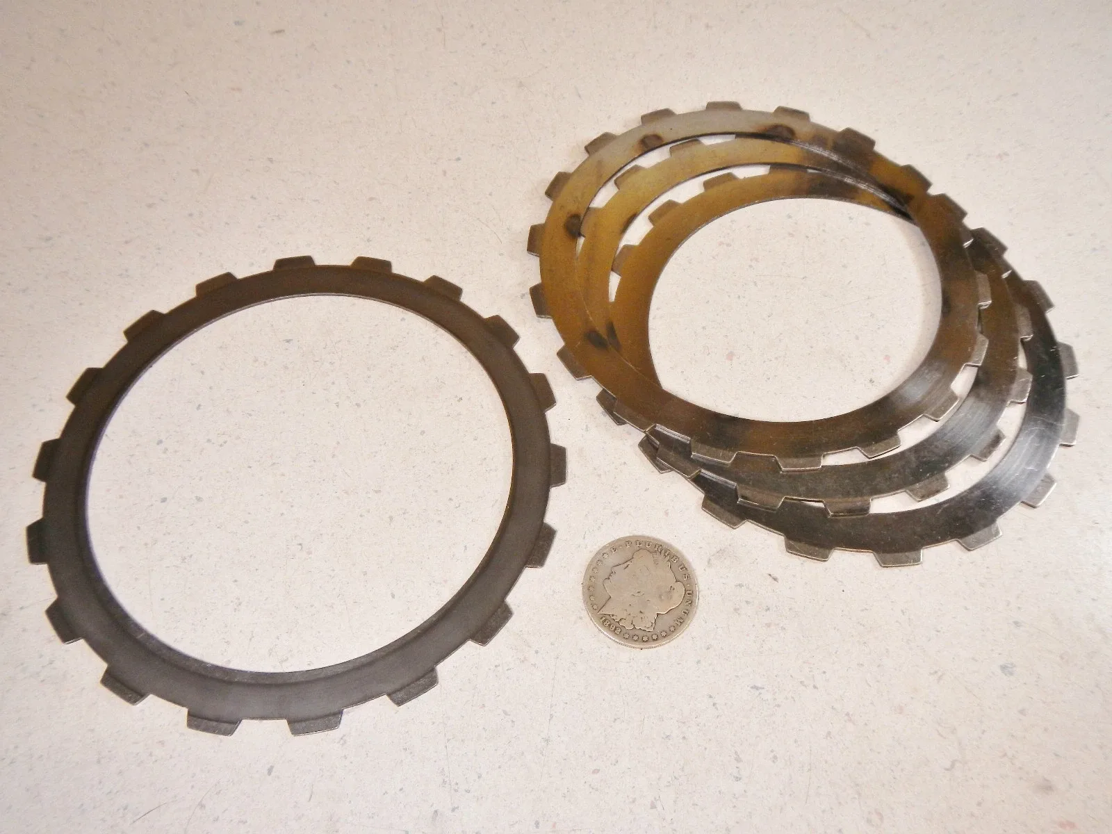 1977 Ford C6 335 Reverse Clutch Steel Disks Rings Plates