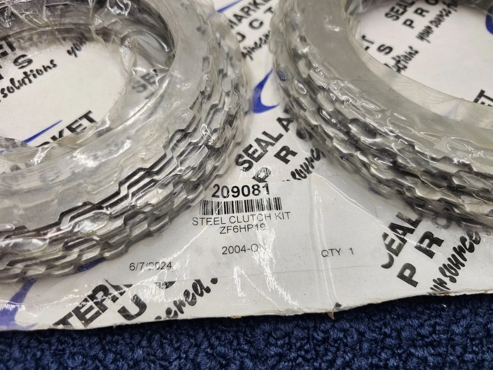 2004-ON ZF6HP19 Steel Clutch Plate 209081 - Seal Aftermarket Products image 2