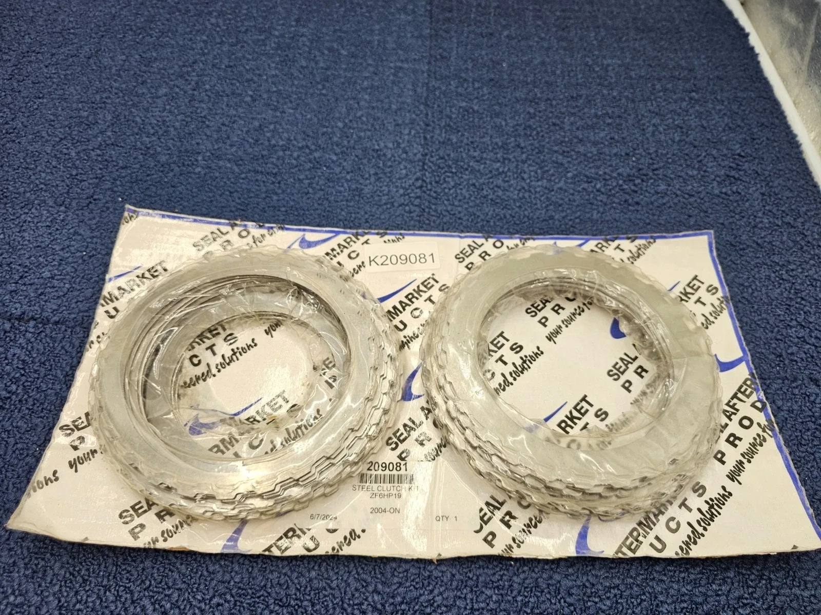 2004-ON ZF6HP19 Steel Clutch Plate 209081 - Seal Aftermarket Products
