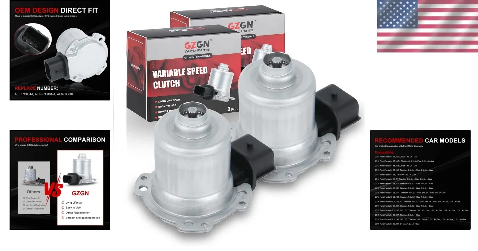 Universal Ford Automatic Transmission Clutch Actuator Kit (2pcs) image 2